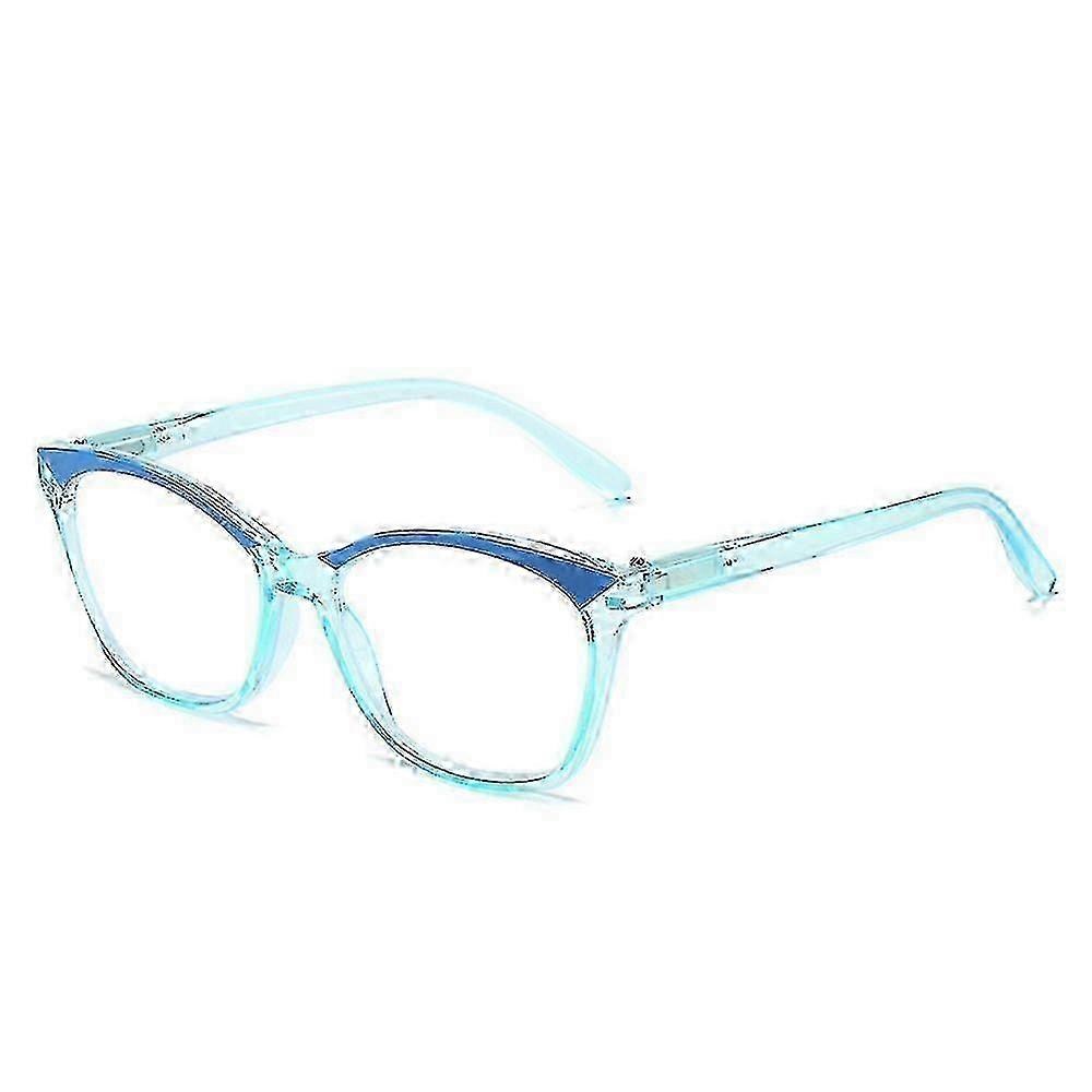 Retro Leopard Print Asymmetrical Round Square Reading Glasses for Women & Men Presbyopia