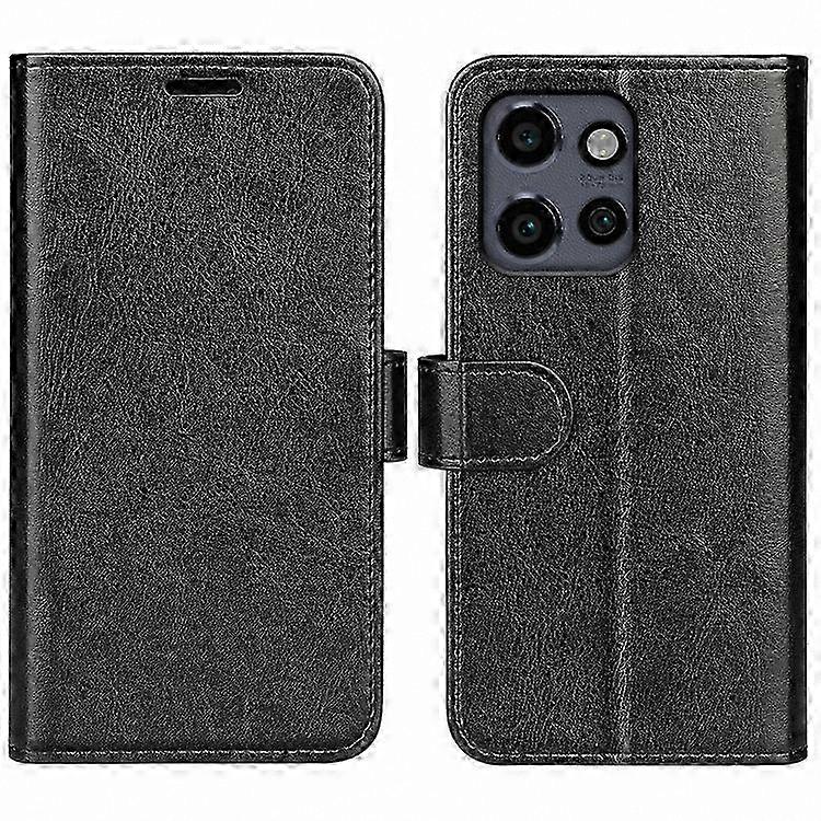 Leather Wallet Case with Stand for  Edge 50 Neo 5G, Crazy Horse Texture Phone Cover