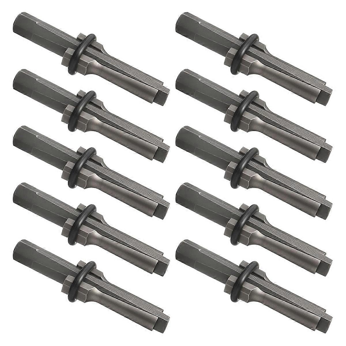 Stone Splitter Tools - 5/8" Wedge and Feathers Shims Set for , Concrete, Marble 10 Pack