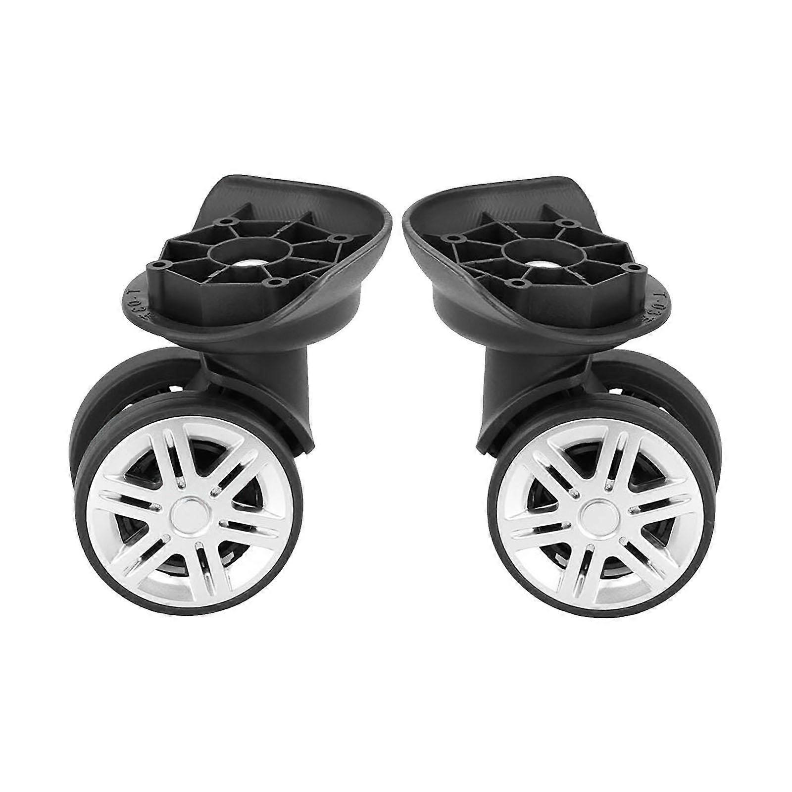 2Pcs Luggage Suitcase Wheels Sturdy Trolley Replacement Wheels for Suitcases