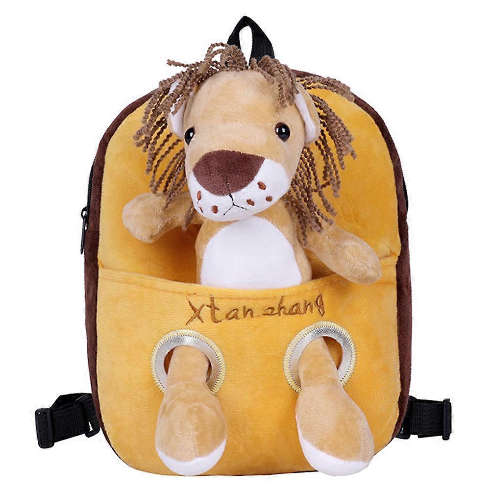 Cartoon Plush Backpack Anti Lost Safety Backpack for Children