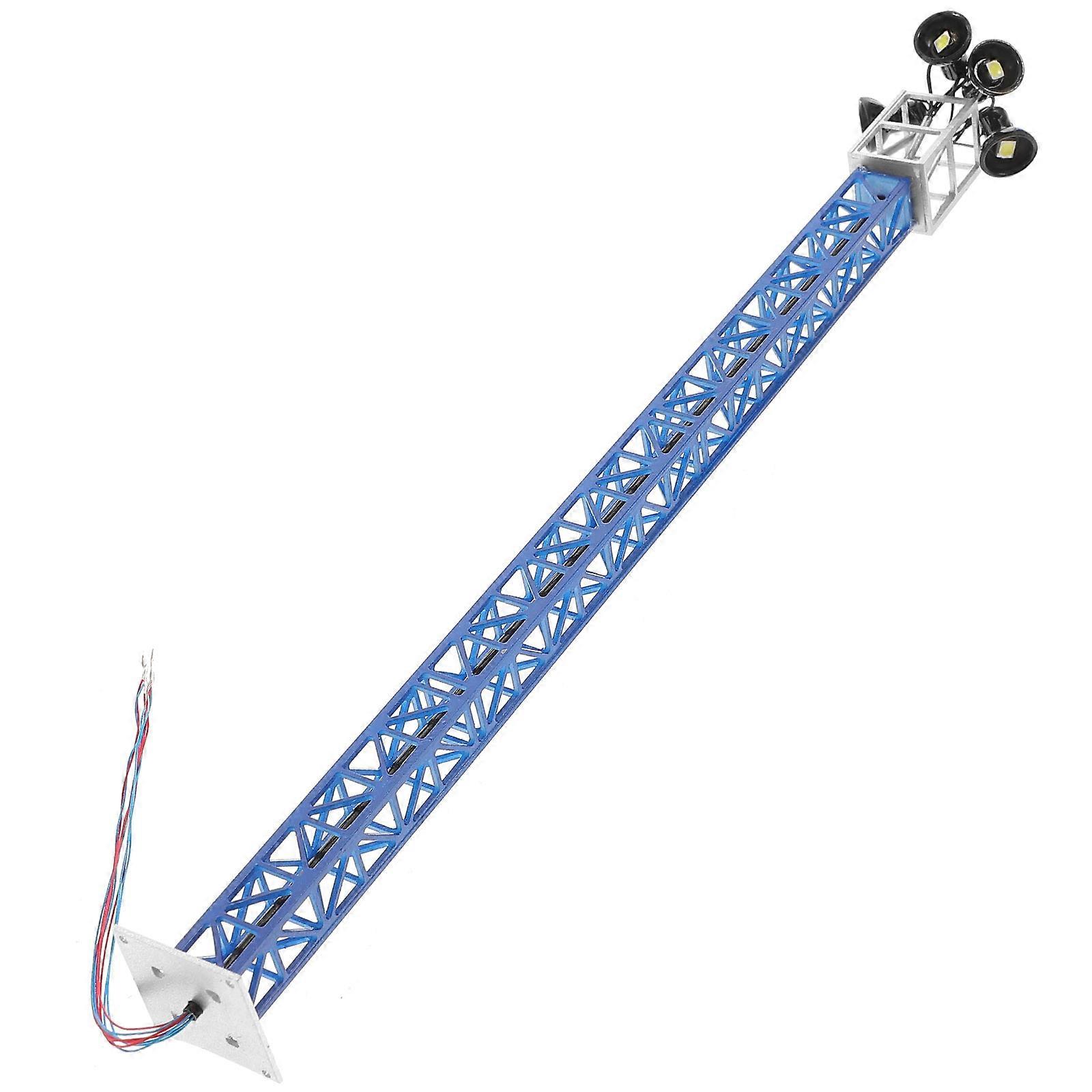 Miniature Lights For Railroad Model Train Layout Accessory 21.5X1.3CM Blue Lighting 1Pack