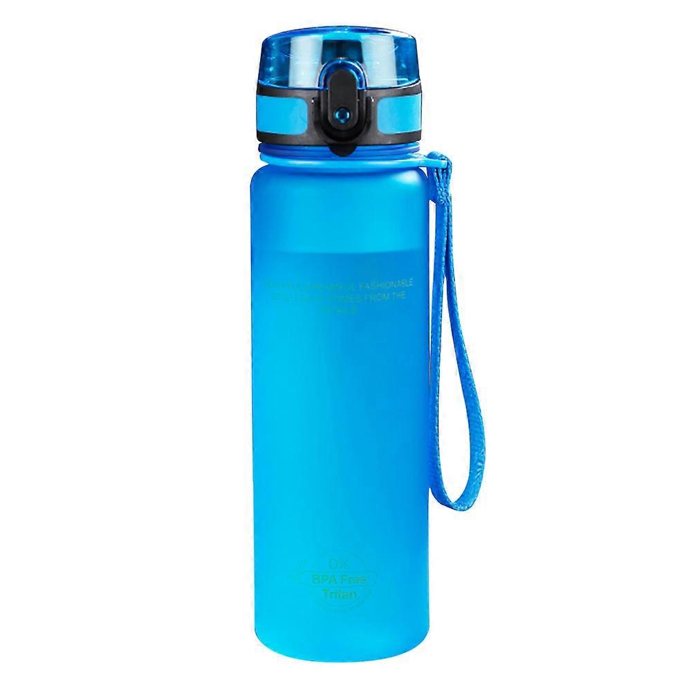 Bottle for Water Plastic Sports Kettle for Drinking 2Pcs Large Blue