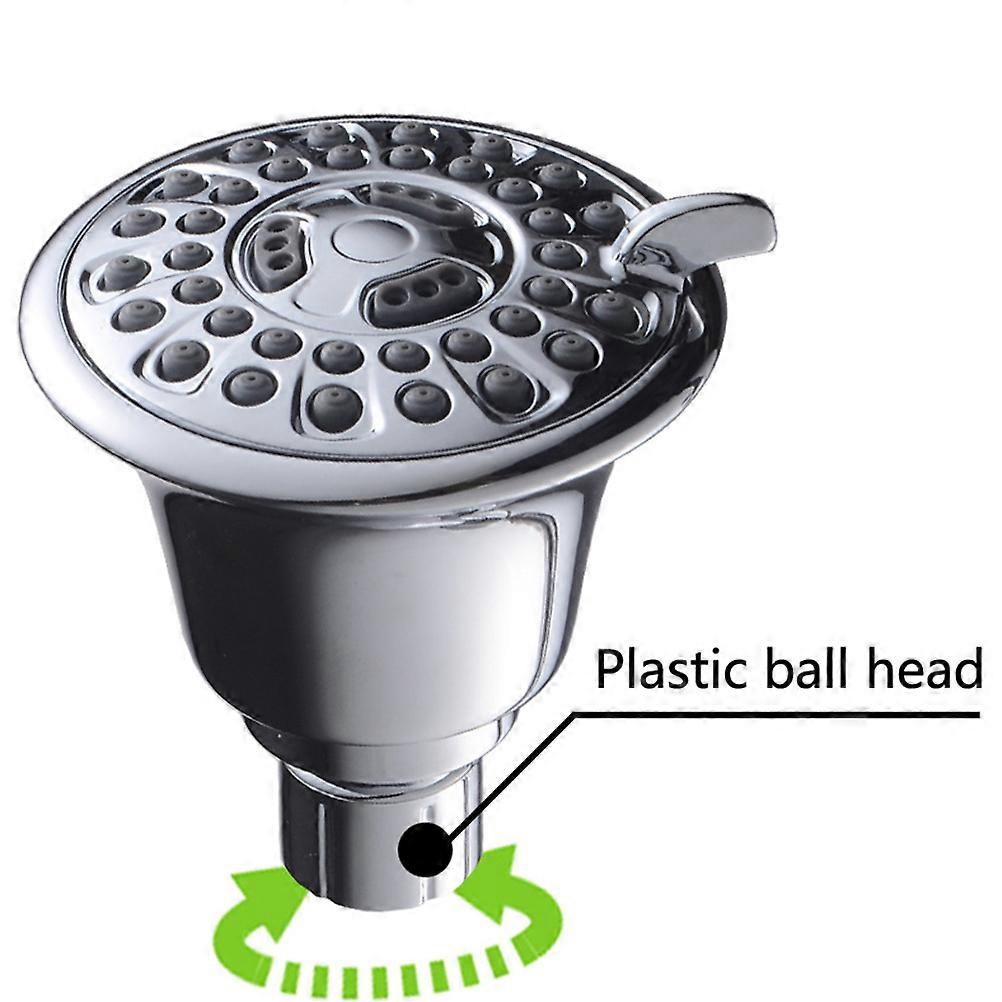 High Pressure Showerhead 1Pc Ideal For Bathroom And Indoor Showering With Compact Design And Comfortable Bath Experience