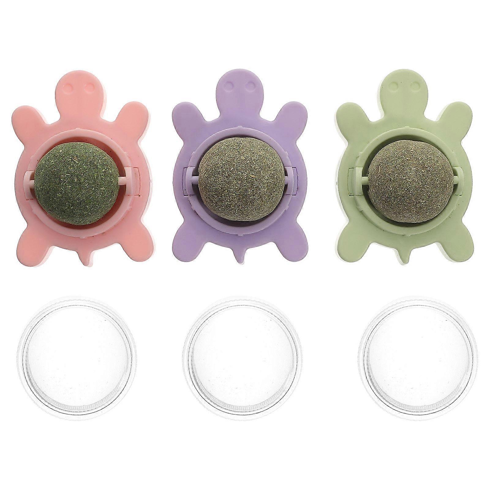 Indoor Play Catnip Balls For Cats Cute Cat Toys PVC+Catnip 7.5X5 Cm Hairball Relief 9 Pcs