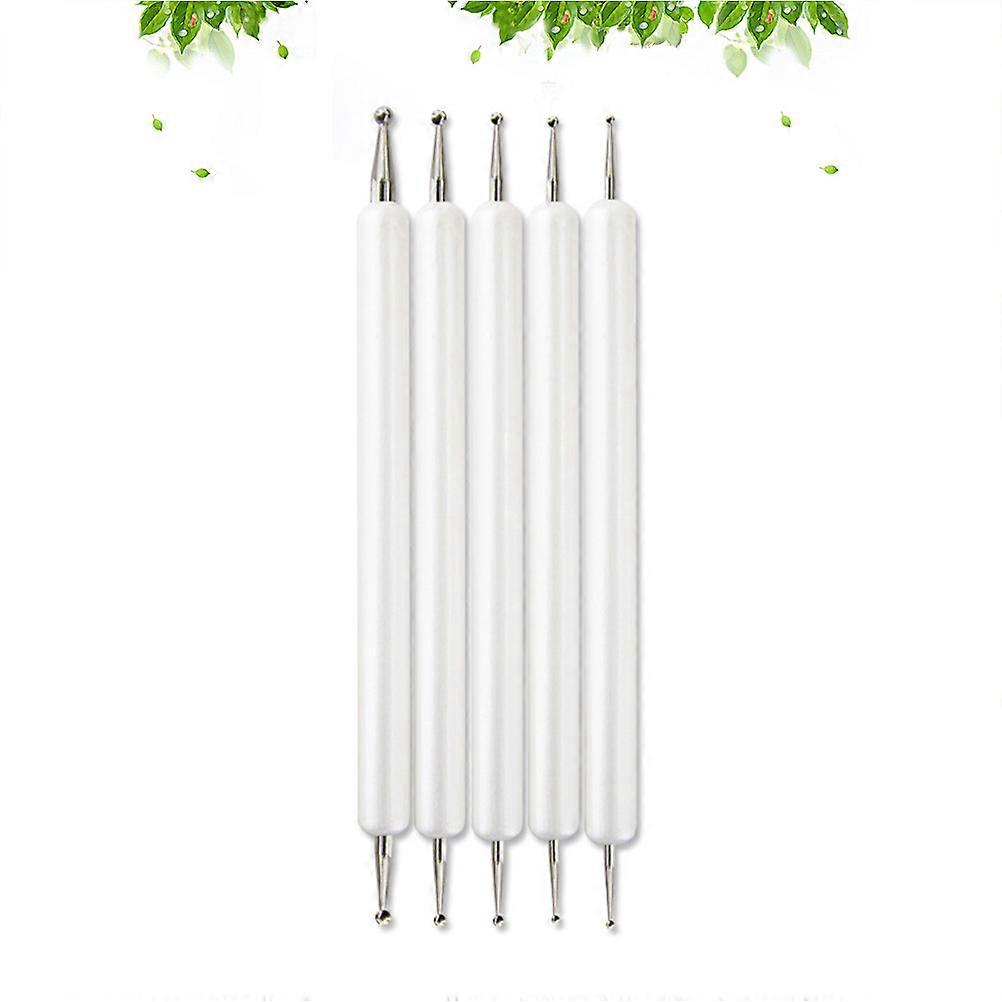 Wooden Pottery Tools For And Craft Projects With 14cm Double-Ended Ball Stylus Suitable For Clay Modeling 10 Pcs