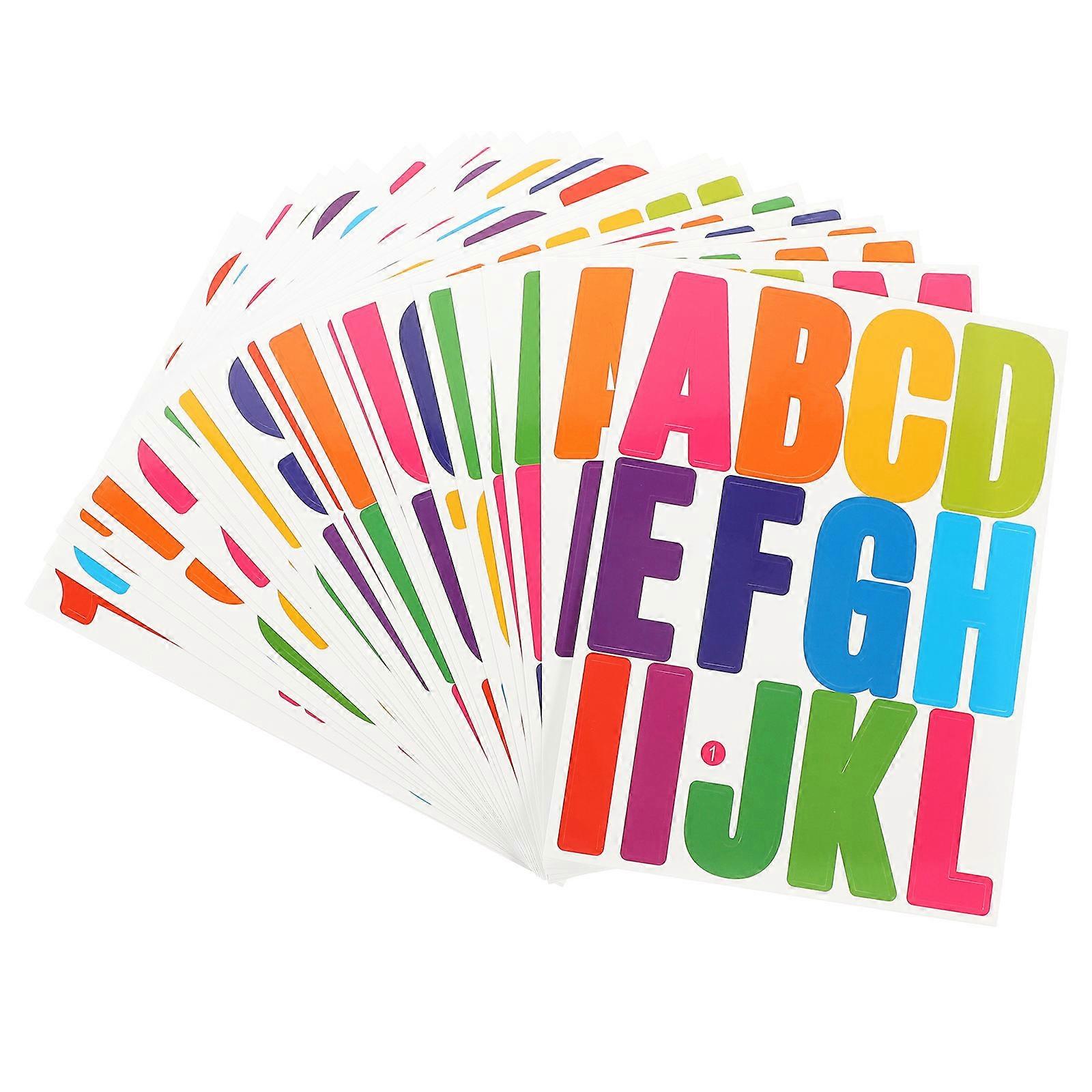 Multi-Purpose Alphabet Stickers 96 Sheets For 17.2X12.8X0.1CM Creative Design