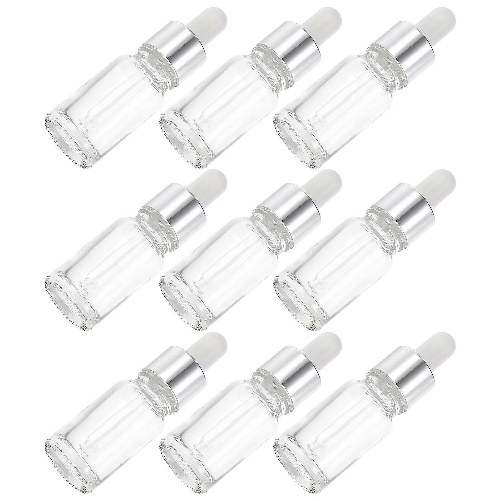 Essential Oil Bottles Subpackaging Bottles for Storage Use 10Pcs Portable Glass