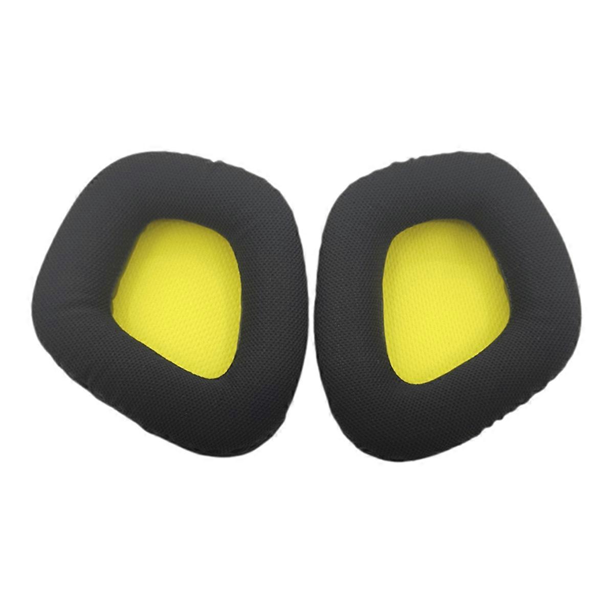 Replacement Earpads for Void RGB Wireless Gaming Headset Earmuffs Ear Pads,Yellow Net