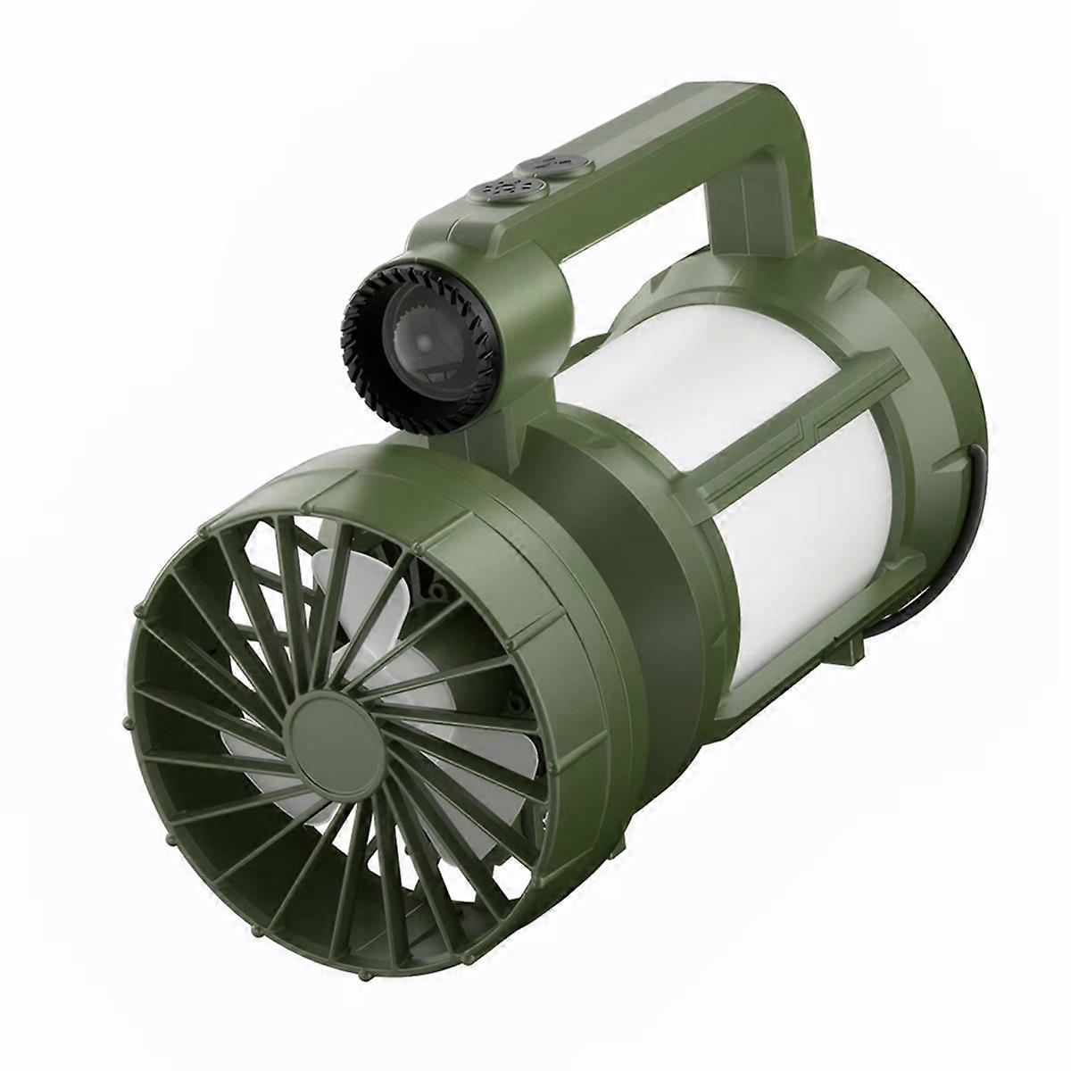 Solar Outdoor Camping Lantern with Cooling Fan LED Flashlight