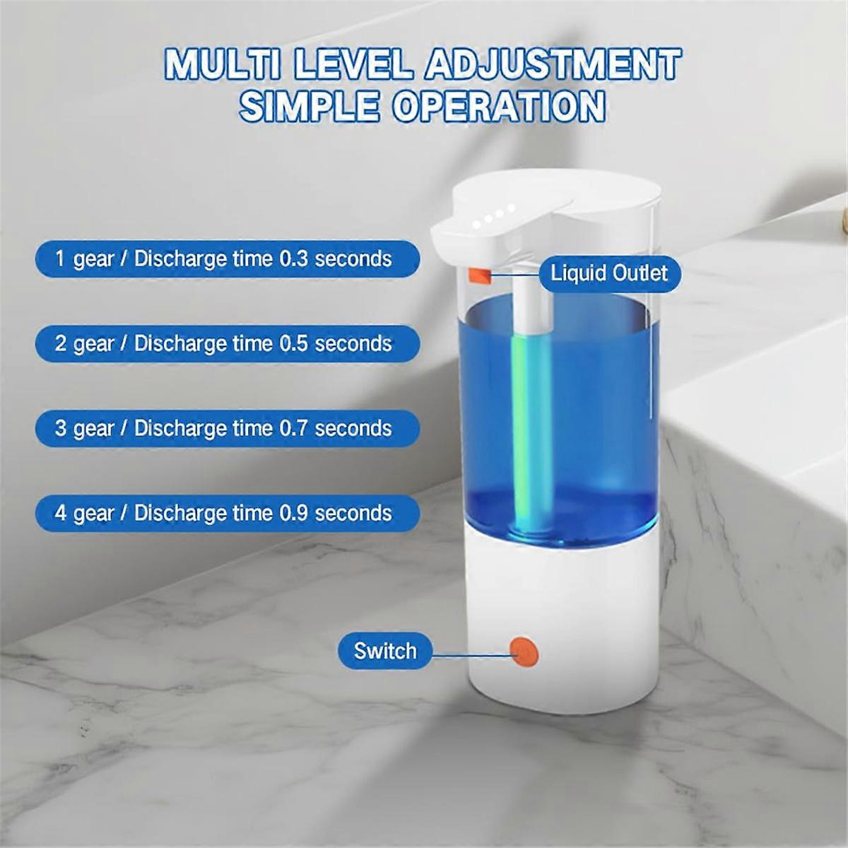 Automatic Soap Dispenser -4 Adjustable Levels,for Home,Office