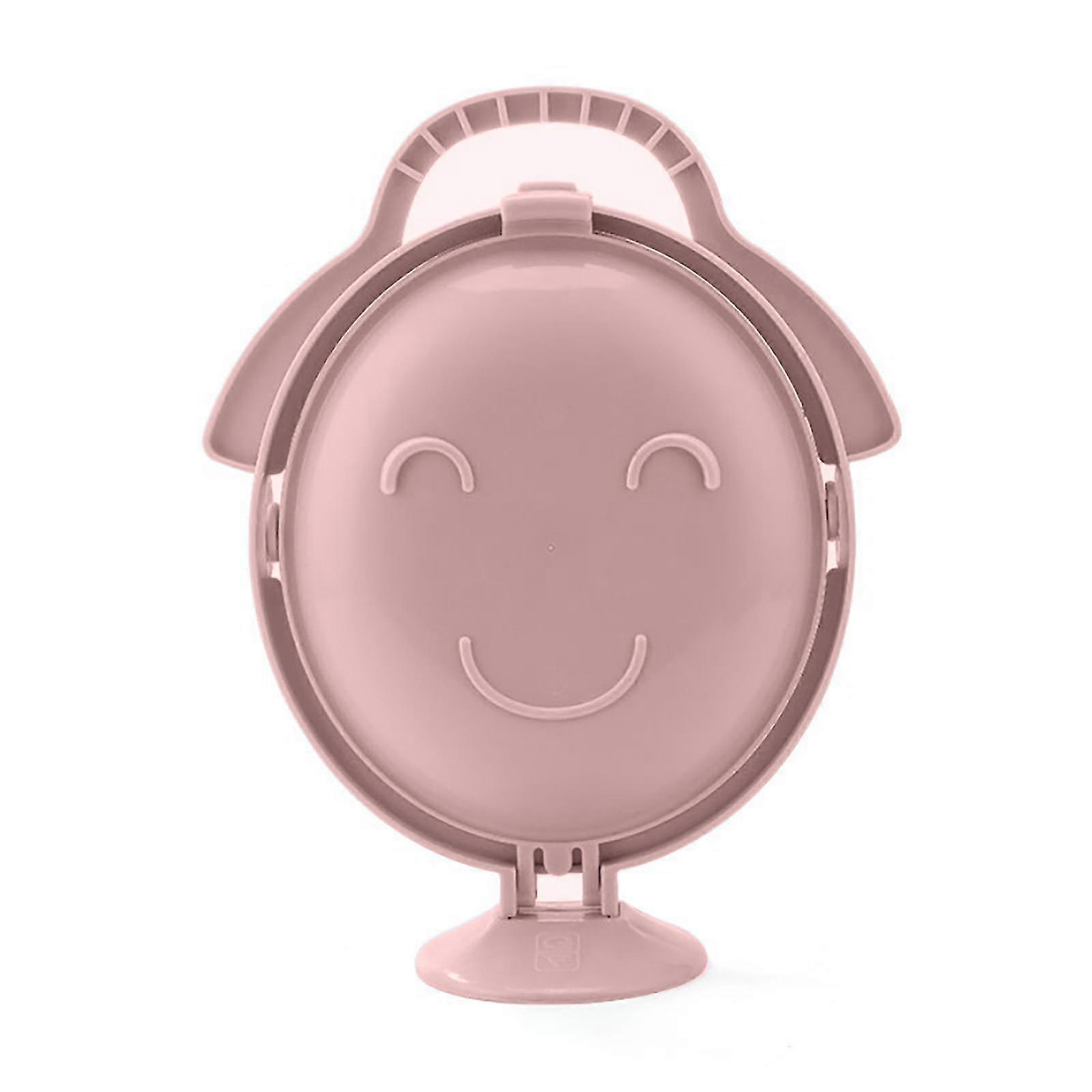 Foldable Multi Use 3 Layer Fruit Plate Candy Dish Snack Plate Fruit/Vegetable Tray Stand for Dining Table & Kitchen--Pink