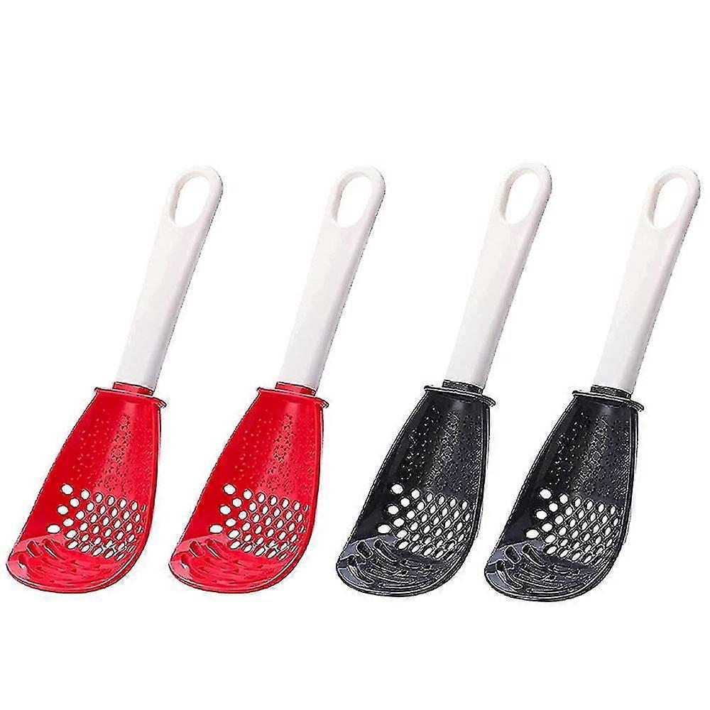 ملعقة طبخ مطبخ متعددة الوظائف ، ملعقة مقشدة مشقوقة ، للتصريف ، الهرس ، الطحن ، الغارل