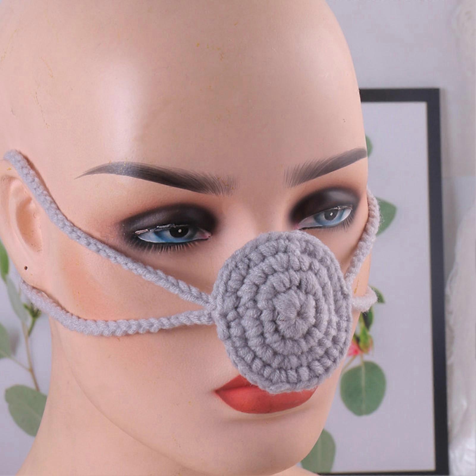 Handmades Woolen Nose Protector Windproof Soft Nose Protector for Cold Weather
