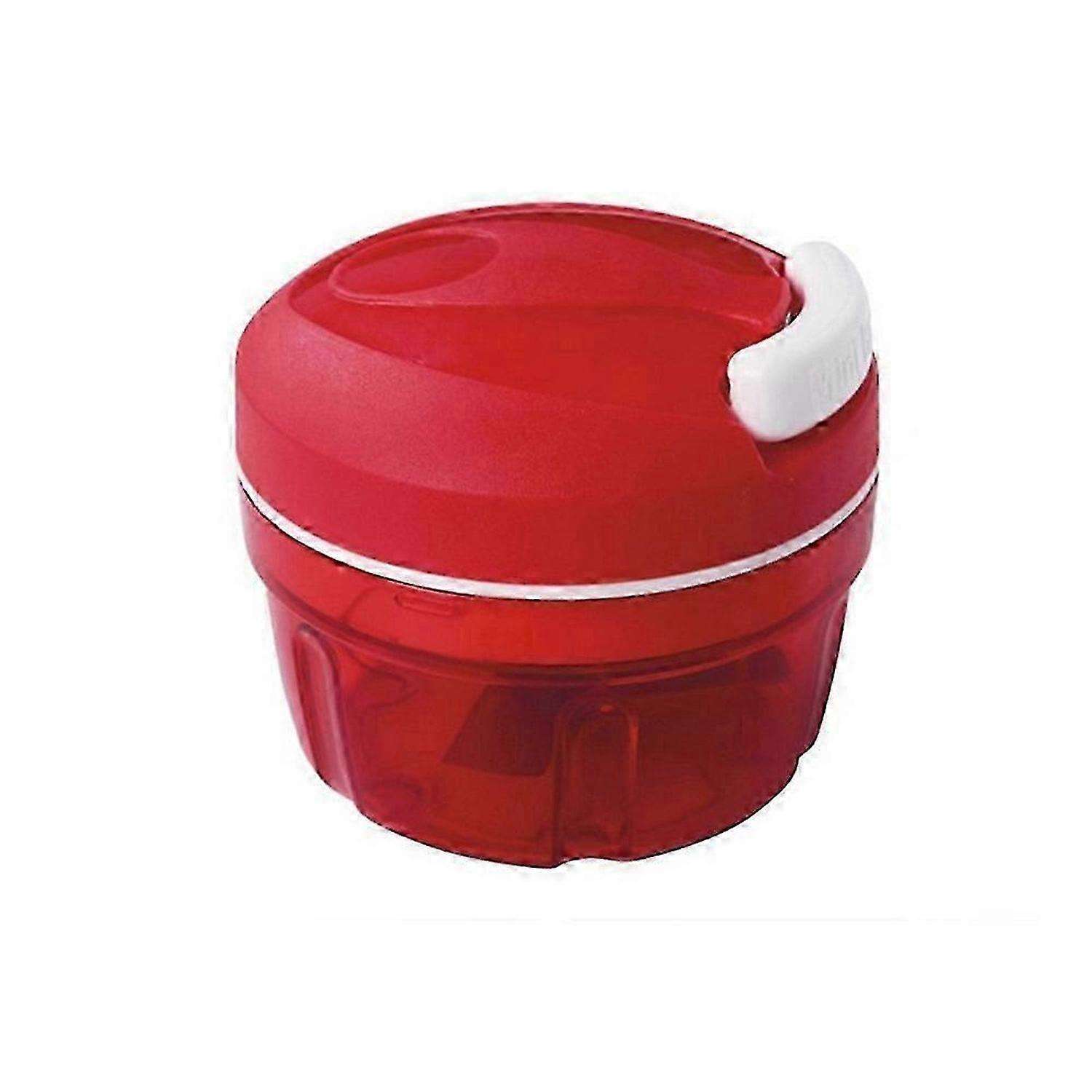 Effortless Vegetable Chopper - Tupperware Red Turbo-Chef | Quick Dice, Slice & Mince for Onions, Tomatoes, Herbs | Replacement for D158 & Speedy Boy C