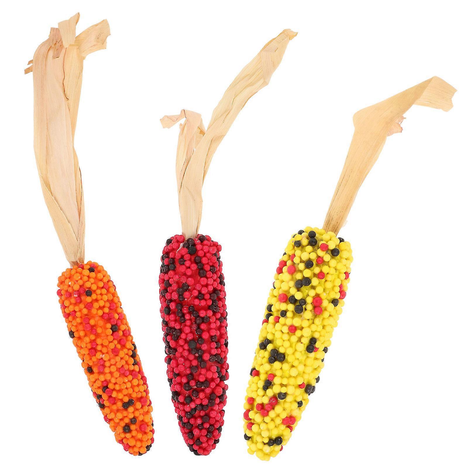 6Pcs Foam Artificial Corn for Decorative Simulation and Display