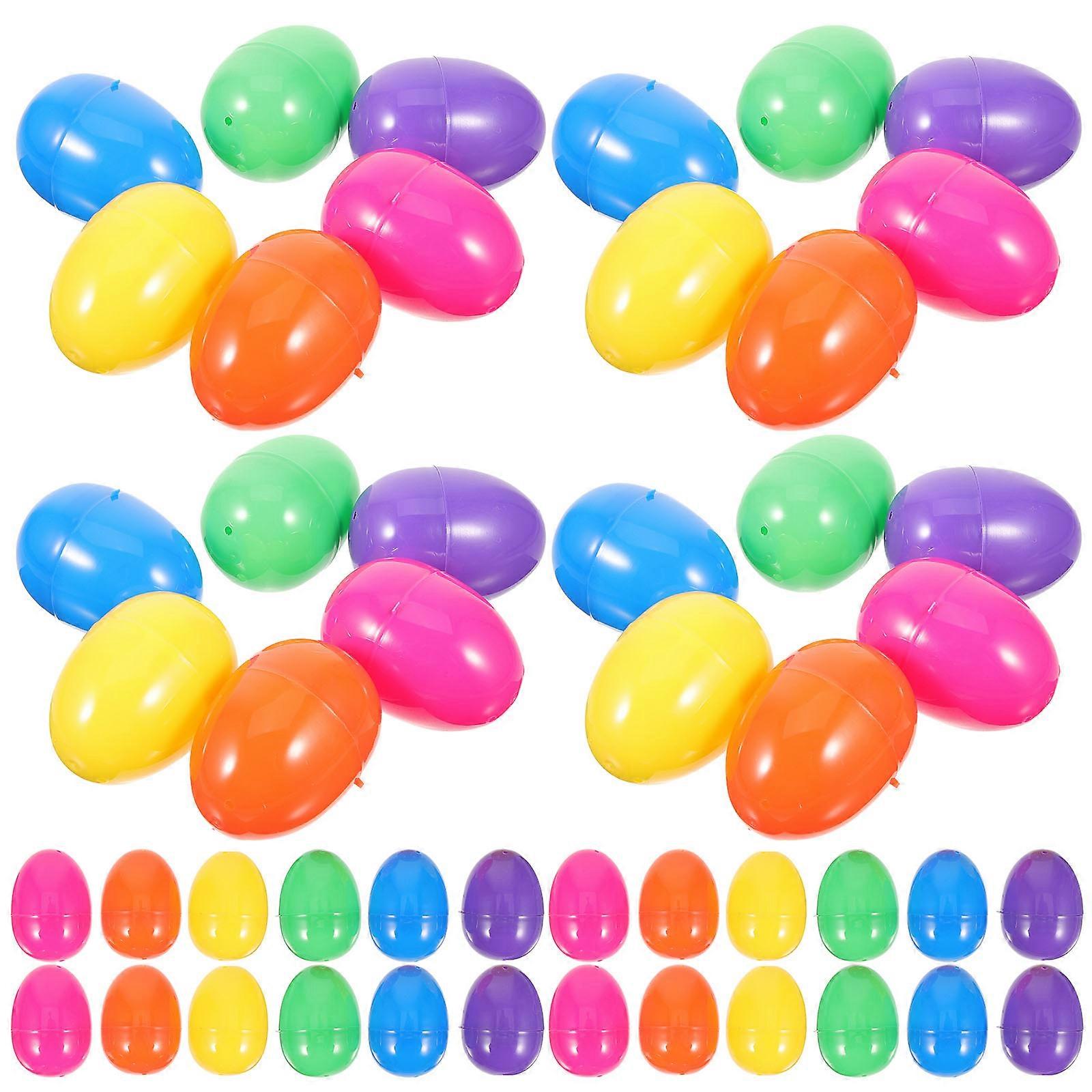 Assorted Color Plastic Easter Eggs for Gift Packaging 250Pcs Set
