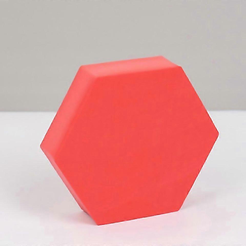 For 8 Pcs Geometric Cube Photo Props Decorative Ornaments Photography Platform Colour Large Hexagon