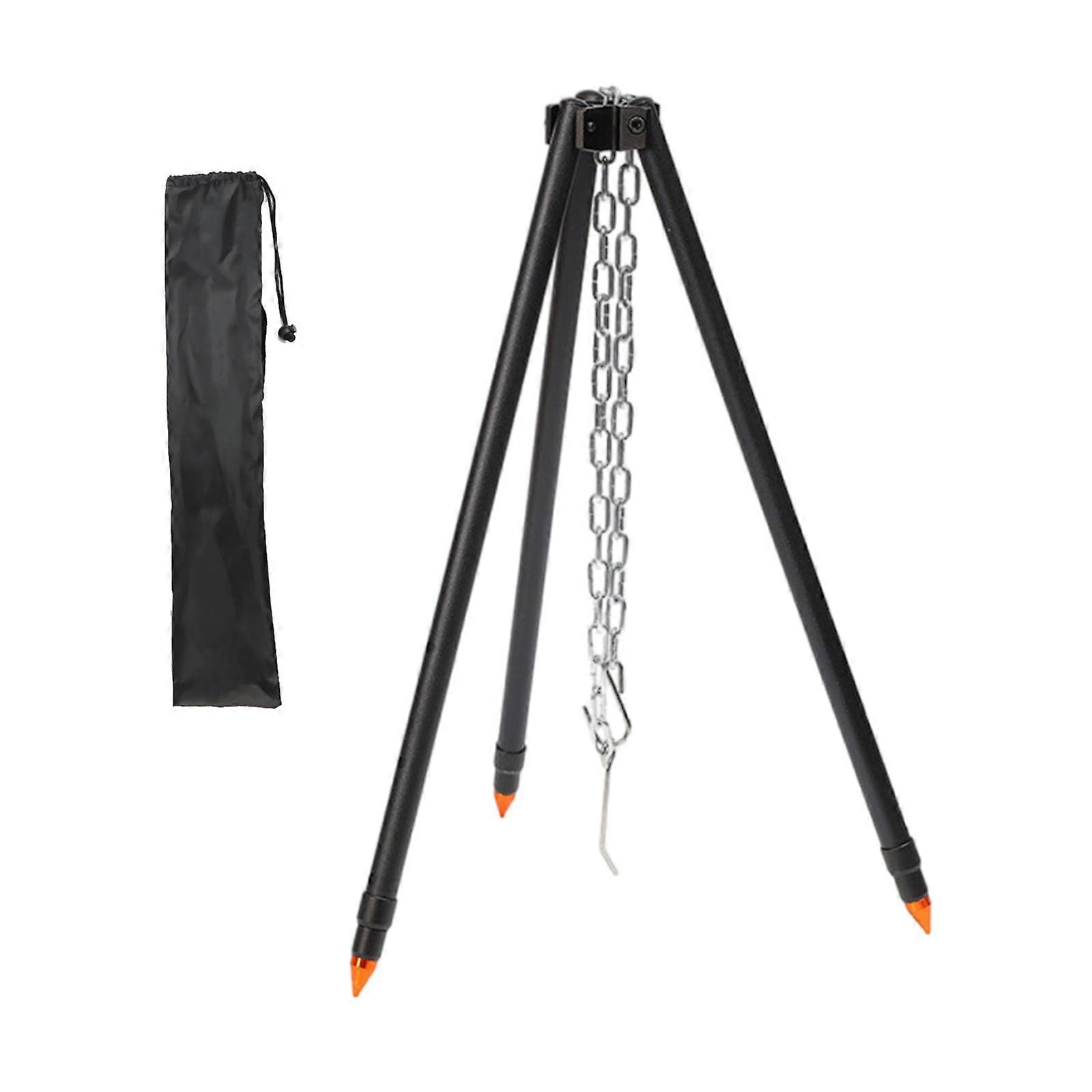 Aluminum Alloys Camping Tripods Grill Stands For Outdoor Cooking On Uneven Terrain Campfires And Parties