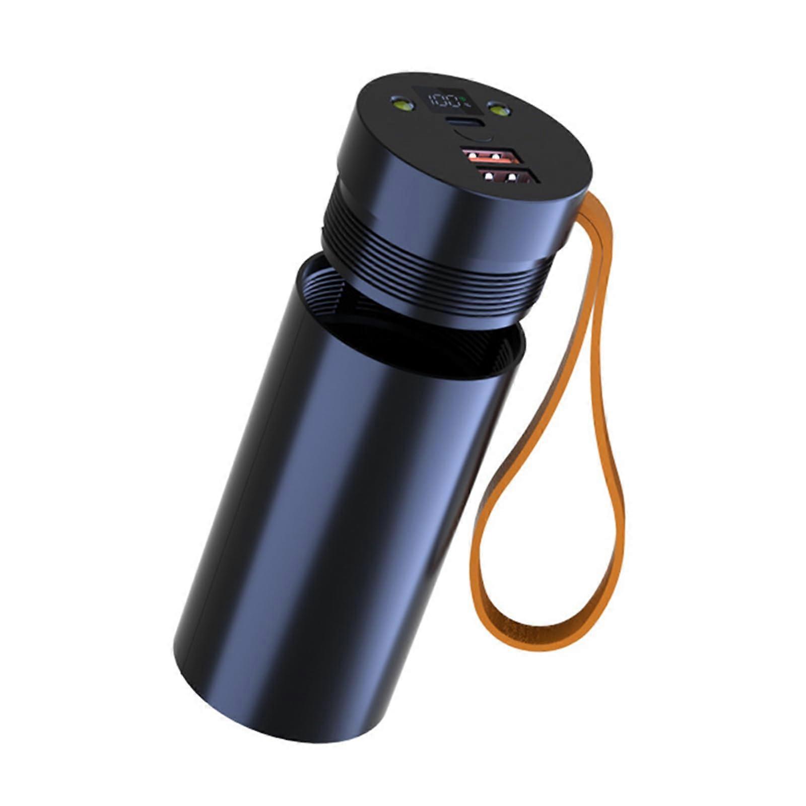 PD22.5W ABS Power Battery Enclosure Model 4695 Black Battery Case With Cable For Travel And Office Use Without Battery