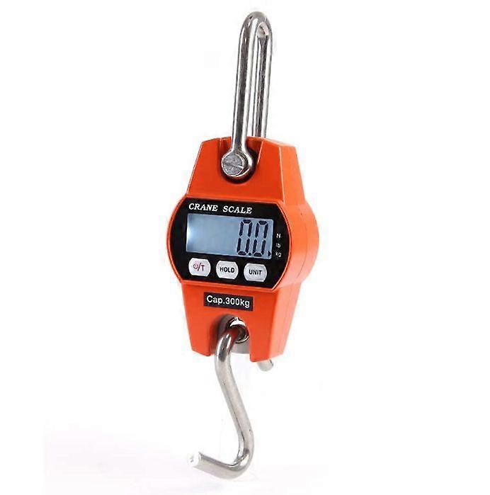 300kg Electronic Scale Hanging Hook Scale LCD Dynamometer Industrial Weighing