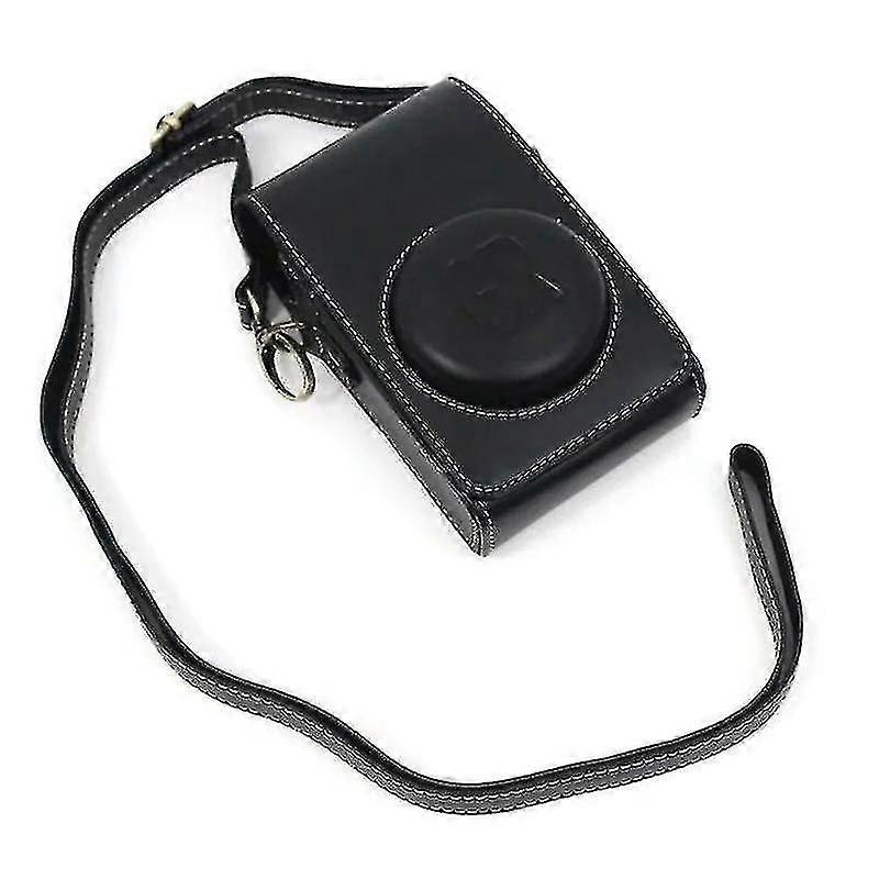 עבור Ricoh Gr / Gr ii / Gr III / Gr Iiix תיק מצלמה וינטג ' pu כיסוי מגן מצלמה דיגיטלית עם רצועת כתף