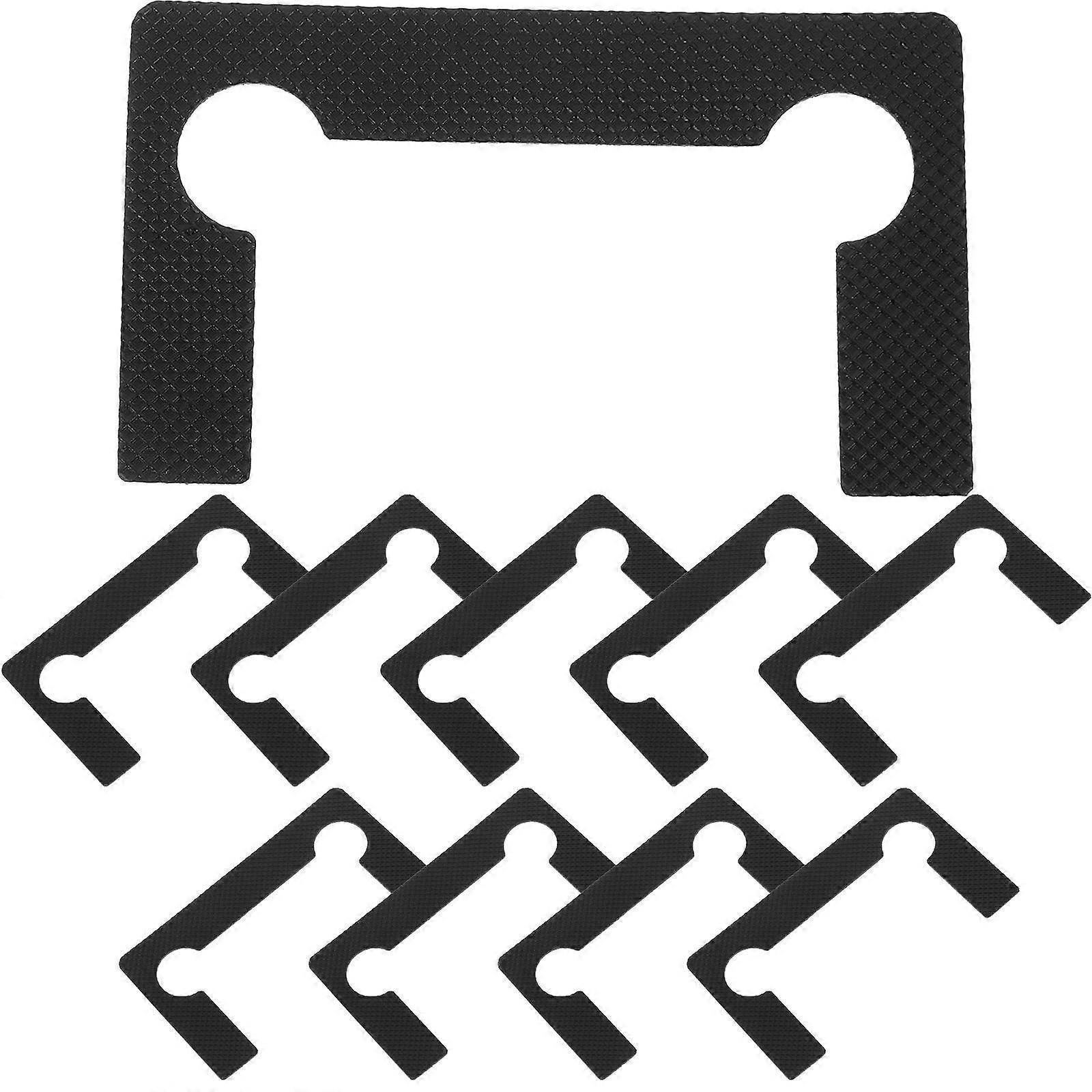 10 قطع دش زجاج الباب قطاع زجاجي الباب الوسادة دش دش الباب الوسادة استبدال باب الدش البلاستيك وسادة دش زجاج الباب ختم قطاع