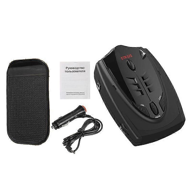 STR-525 Radar-Detector Car Anti Radars Speed Voice Alert Warning