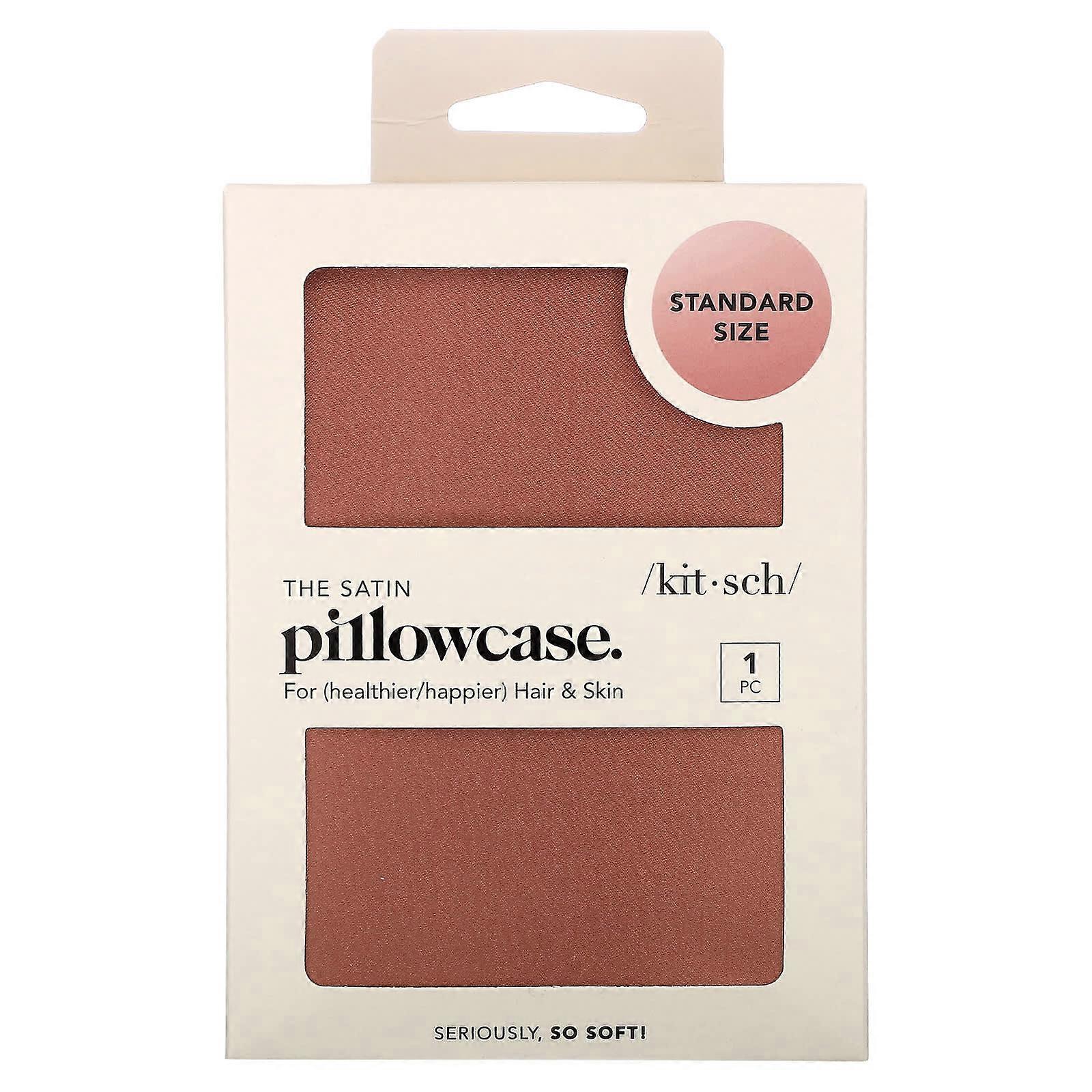 The Satin Pillowcase, Standard Size, Terracotta, 1 Pillowcase
