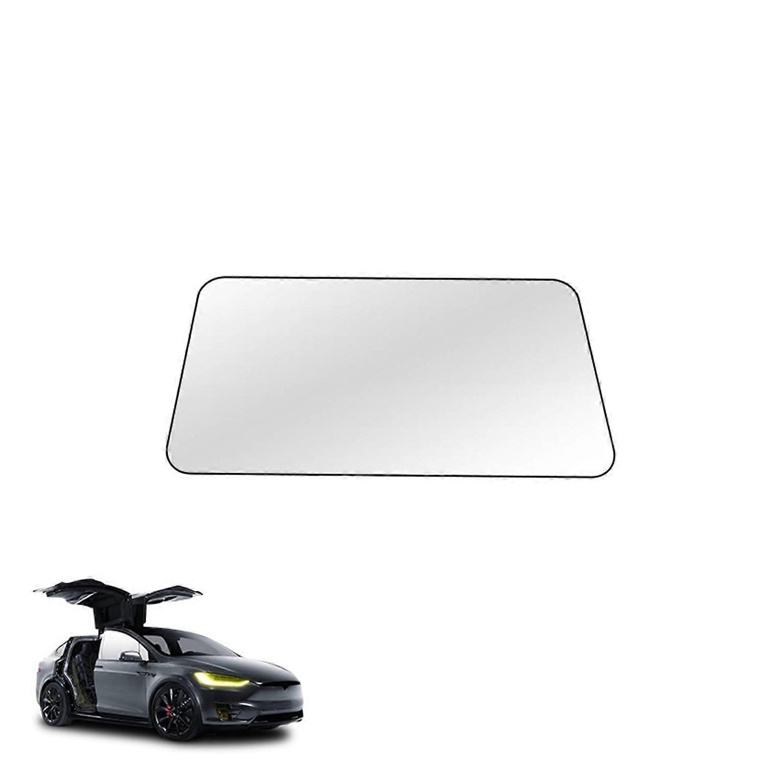 Car Window Coverage Sun Protection For Model X Front Glass Flap Sunshade UV Protection Skylight Net UV Cloth Front