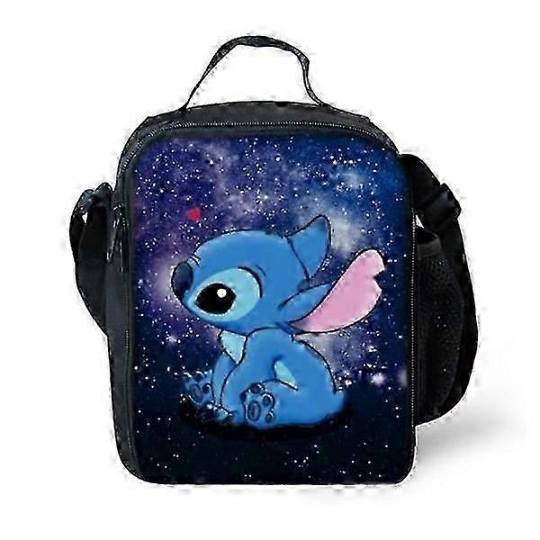 Kid Lilo And Stitch Lunch Bag School Office Lunch Box Picnic Pack 25-26