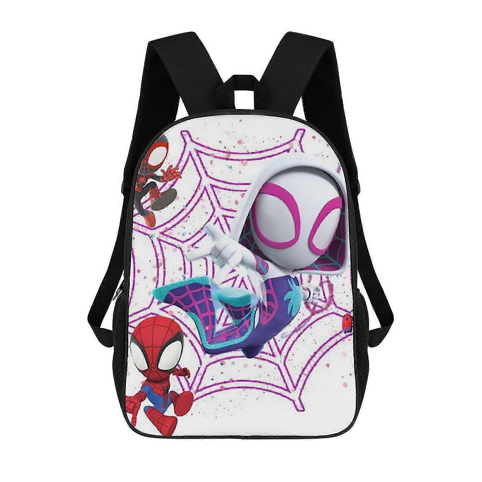 Spiderman Spidey And His Amazing Friends Backpack for Boys Girls Spiderman Spidey And His Amazing Friends Merch School Supplies for Kids 25-