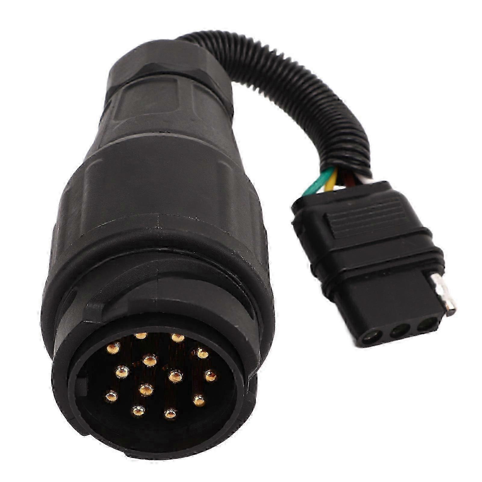 Trailer Conversion Plug High Strength Waterproof 13 Pin To 4 Pin Trailer Connector Adapter for rvs 25-26