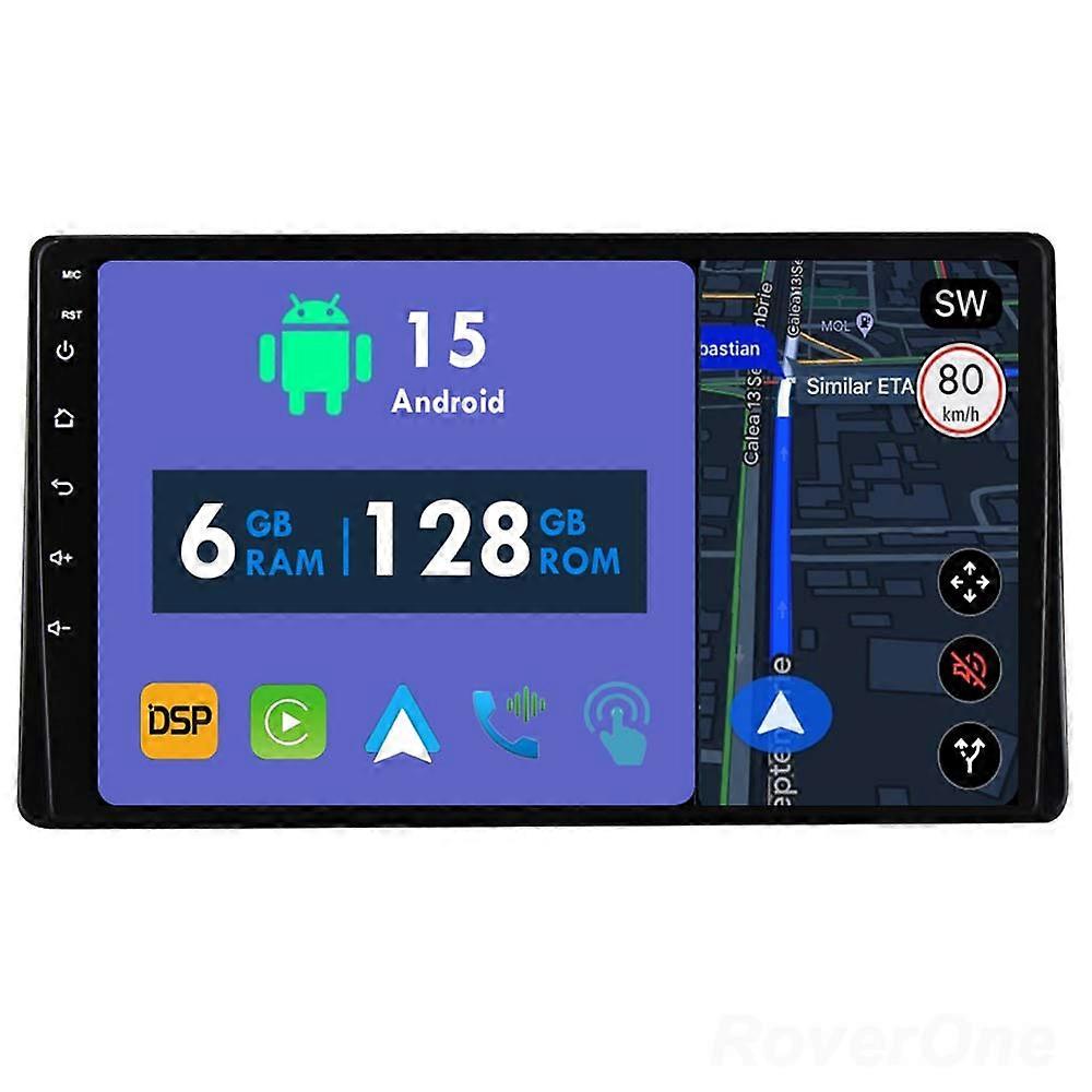 Car Radio 6G+128G CarPlay GPS Navigation Head Unit for Toyota Sienna 3 XL30 2014 - 2020 Android Auto Bluetooth Stereo Touch Screen