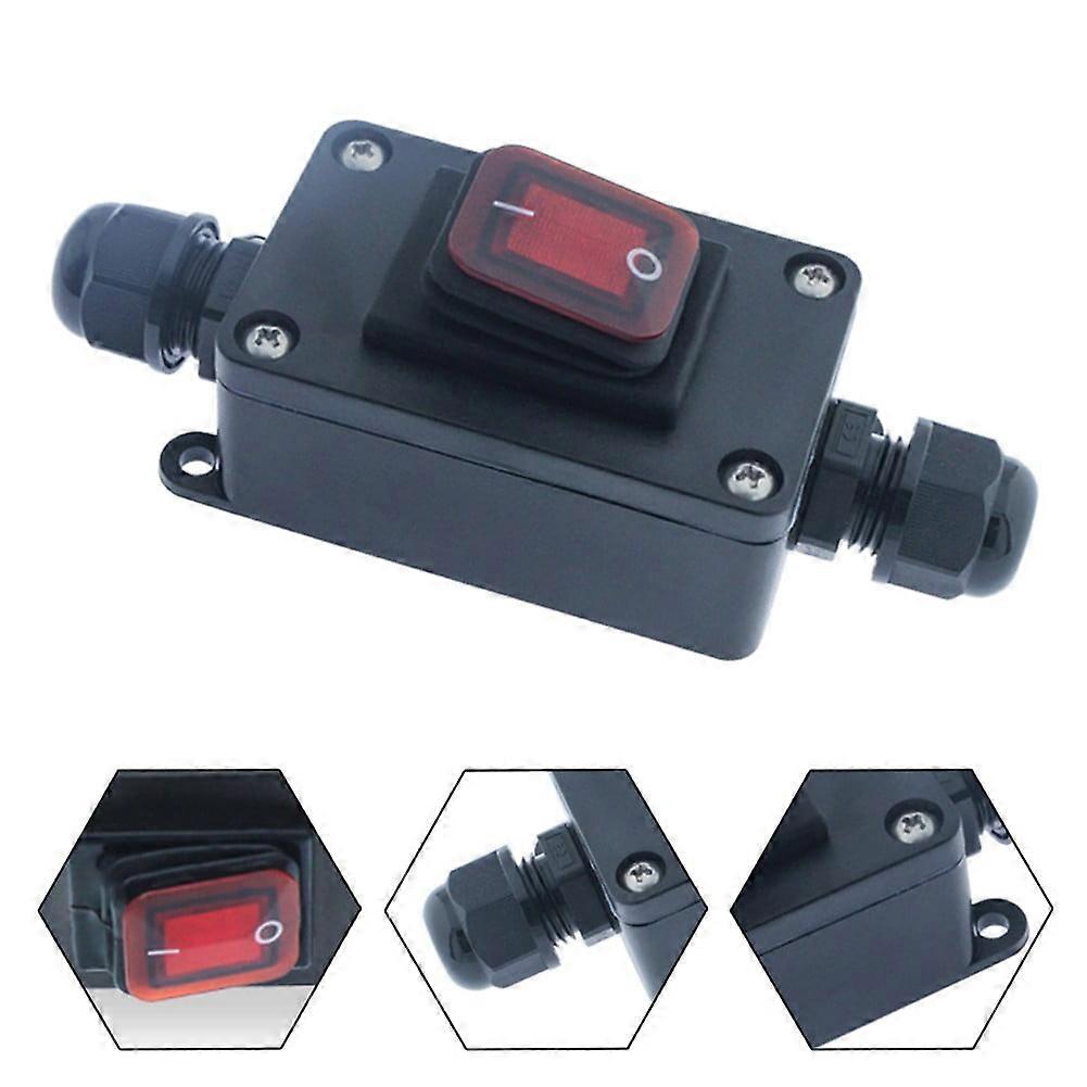 Push Button Inline Switch 220V 30A Machine Push Button Switch Rocker Switch Ip66