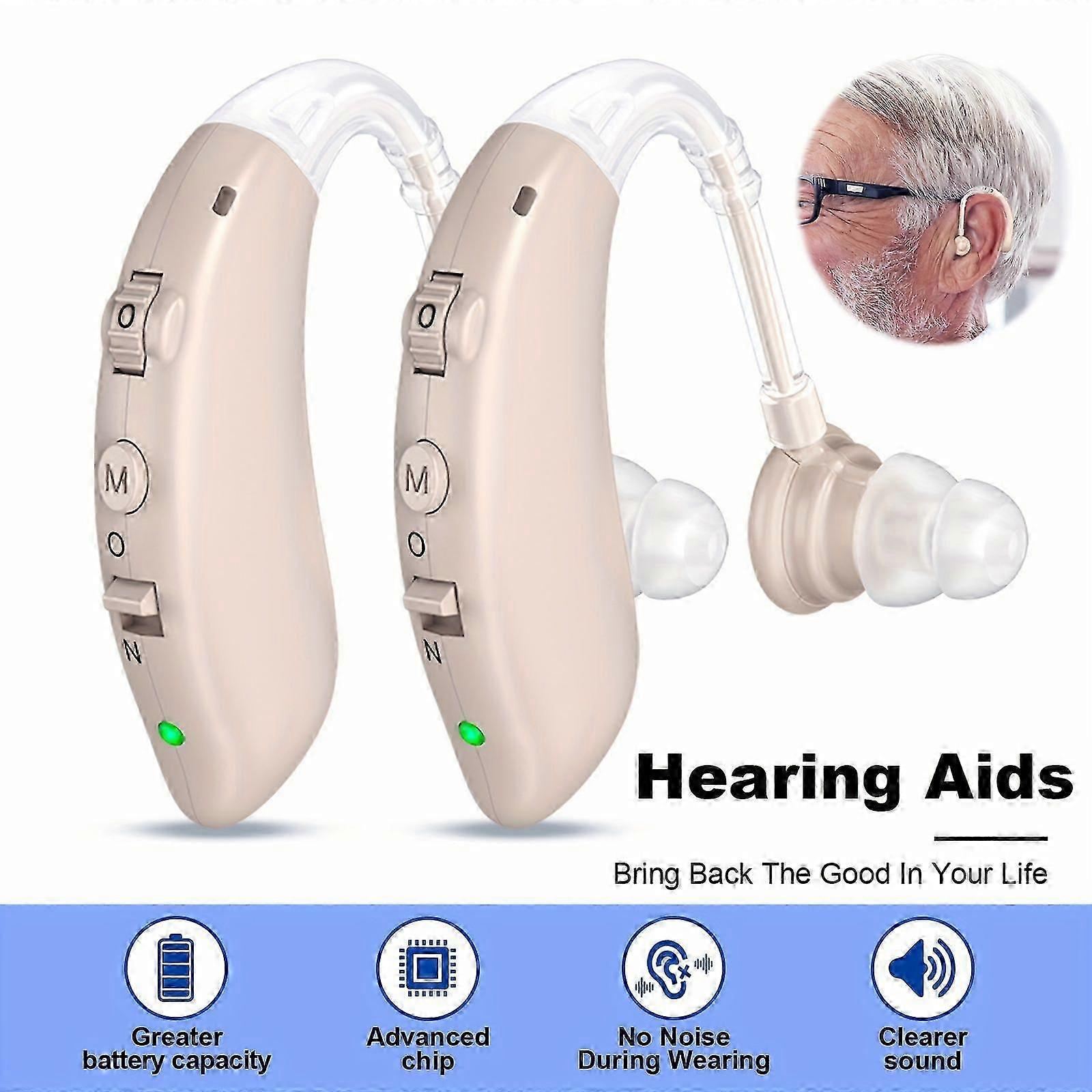 Hearing Aids For Seniors Rechargeable 1 Pair