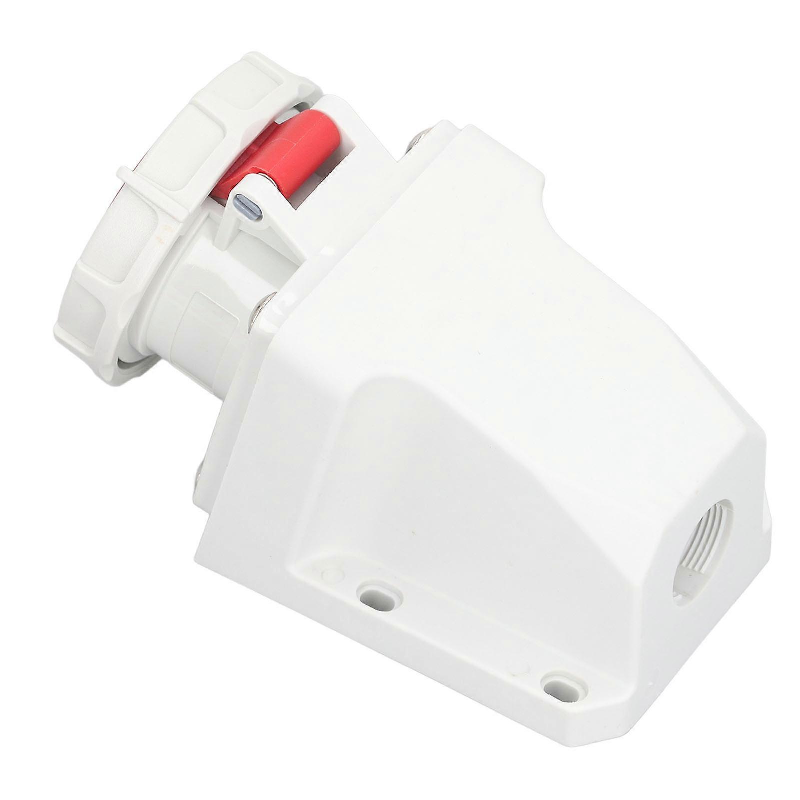 Industrial Power Connector 4 Core 16A 3P+E IP67 Waterproof Dustproof Surface Mounted Electrical Socket 380‑415V