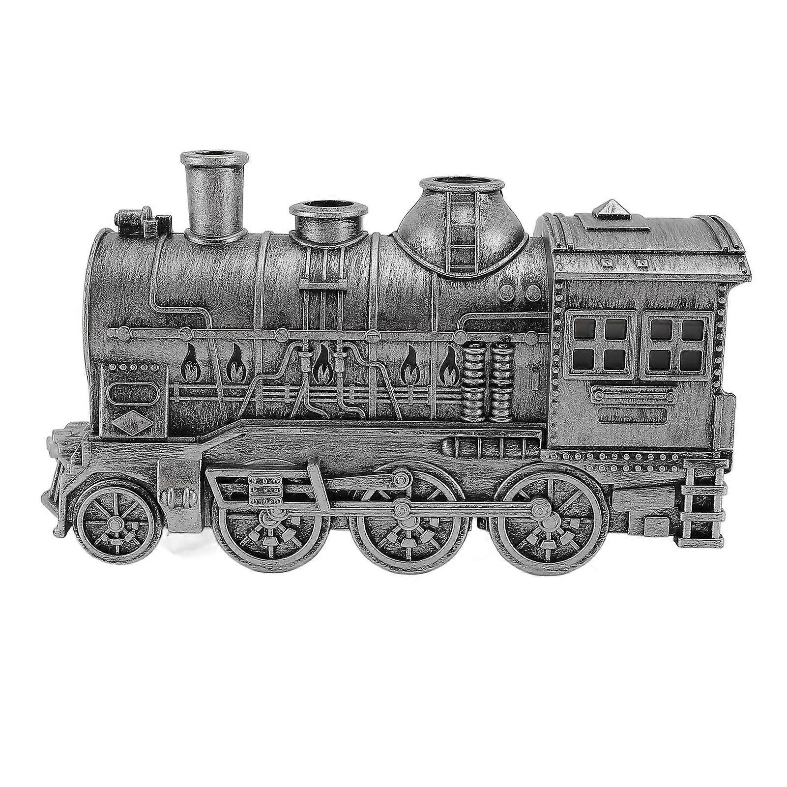 Essential Oil Diffuser 300ml Train Shape 2 Light Modes Quiet Aromatherapy Cool Mist Humidifier with Timer Remote Control for Bedroom Office EU Plug 