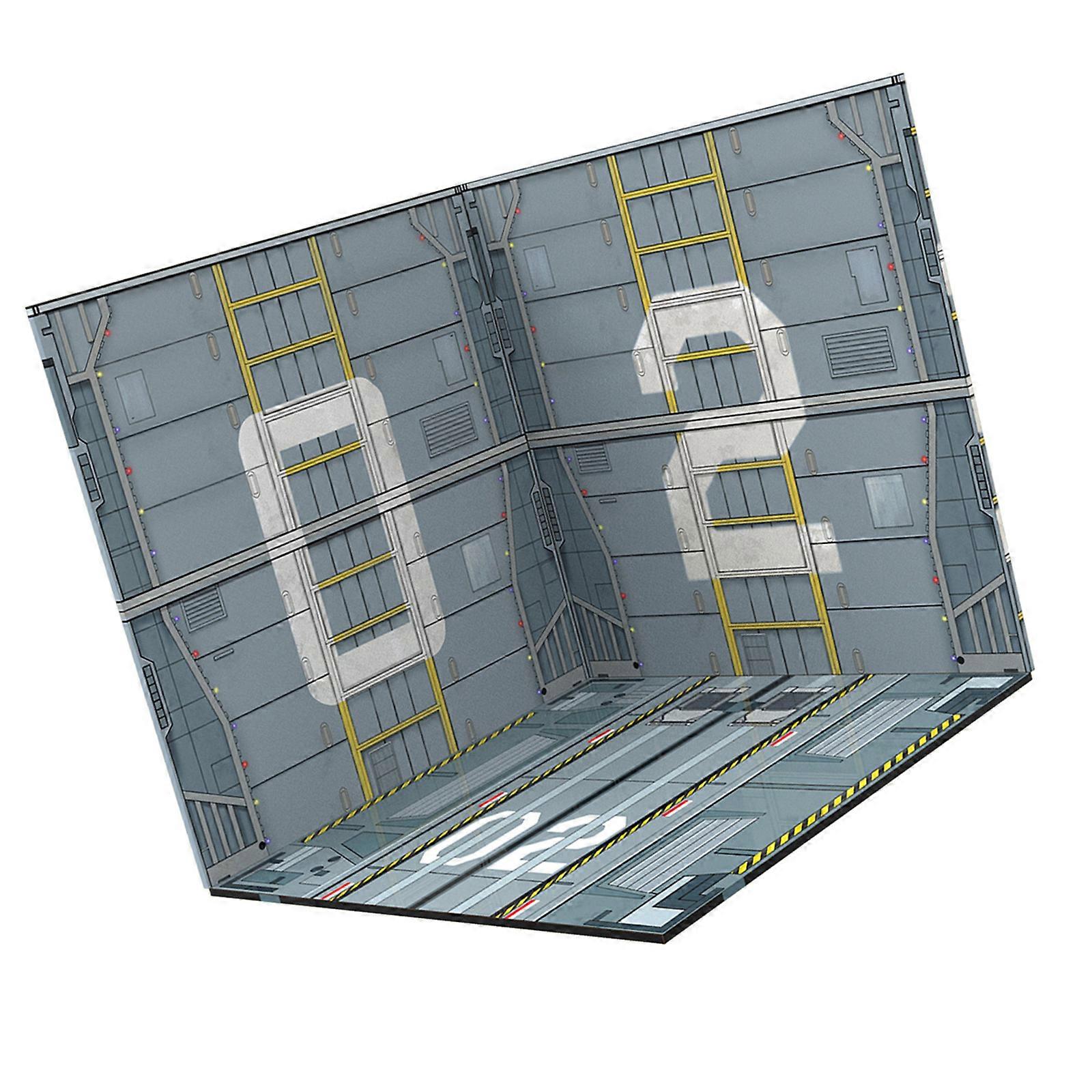 Foldable Display Board Backdrop Layout Display Stand For Anime Figurine Storage Stable Support System for Action Figure Multicolor