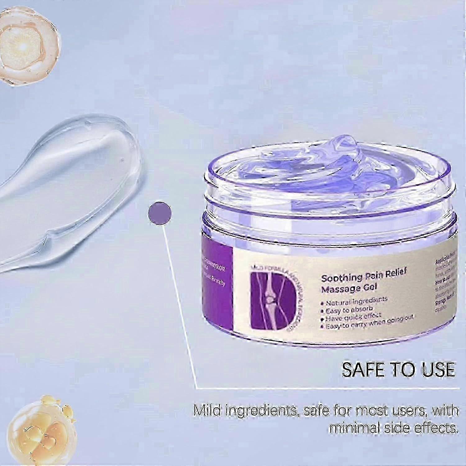 1-3x جل آلام المفاصل جل أرجواني لأنشطة المفاصل في جميع أنحاء الجسم ، ويهدئ الركبتين وأسفل الظهر والرقبة واليدين والقدمين