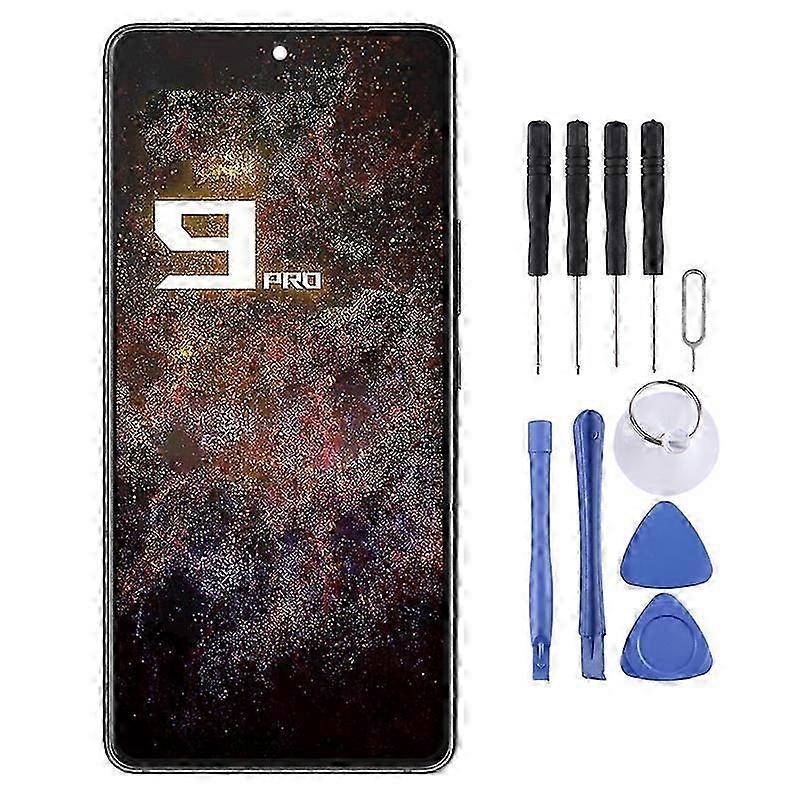 Asus ROG Phone 9 Pro 5G AMOLED互換LCDスクリーン用デジタイザーフルアセンブリ付き(ブラック)
