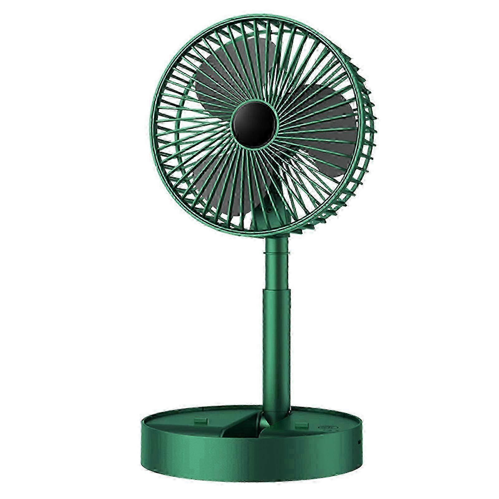 Adjustable height fan for office folding stand portable