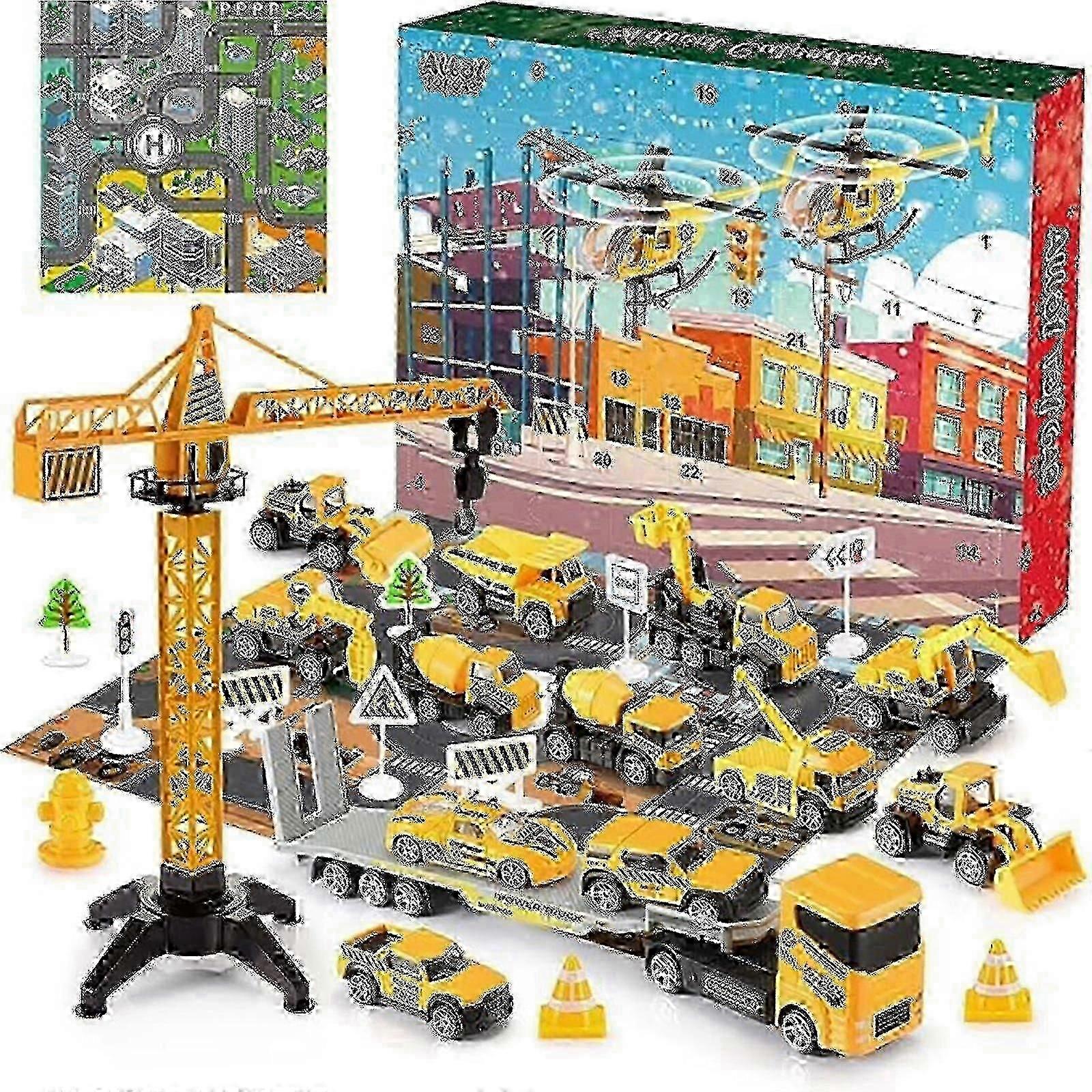Construction Engineering Vehicle Christmas Advent Calendar