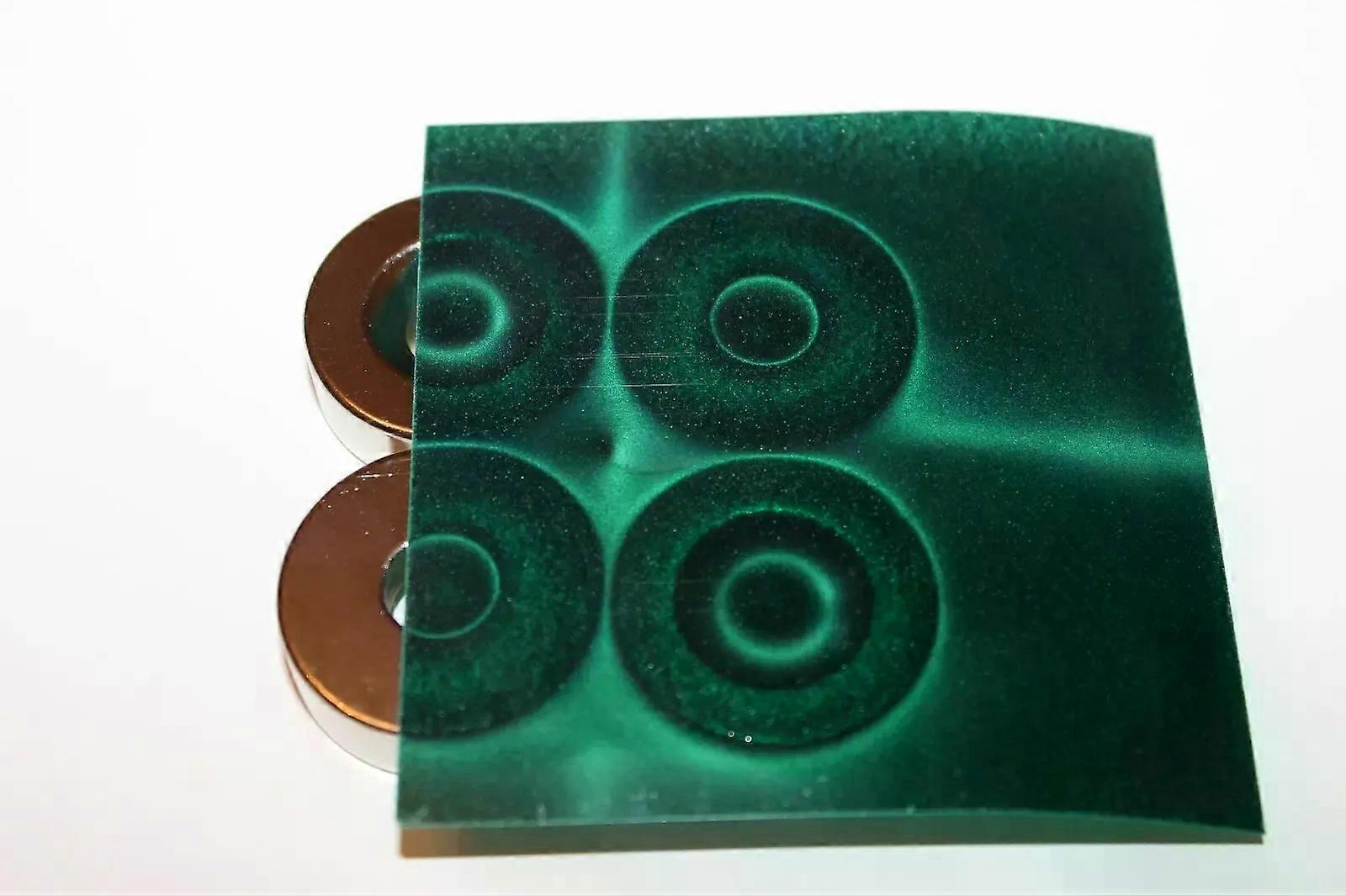 25/30/50mm Magnetic Field Viewer Pattern Display Membrane Magnetic Card Detector Highly Flexible Film For Magnetic Surfaces