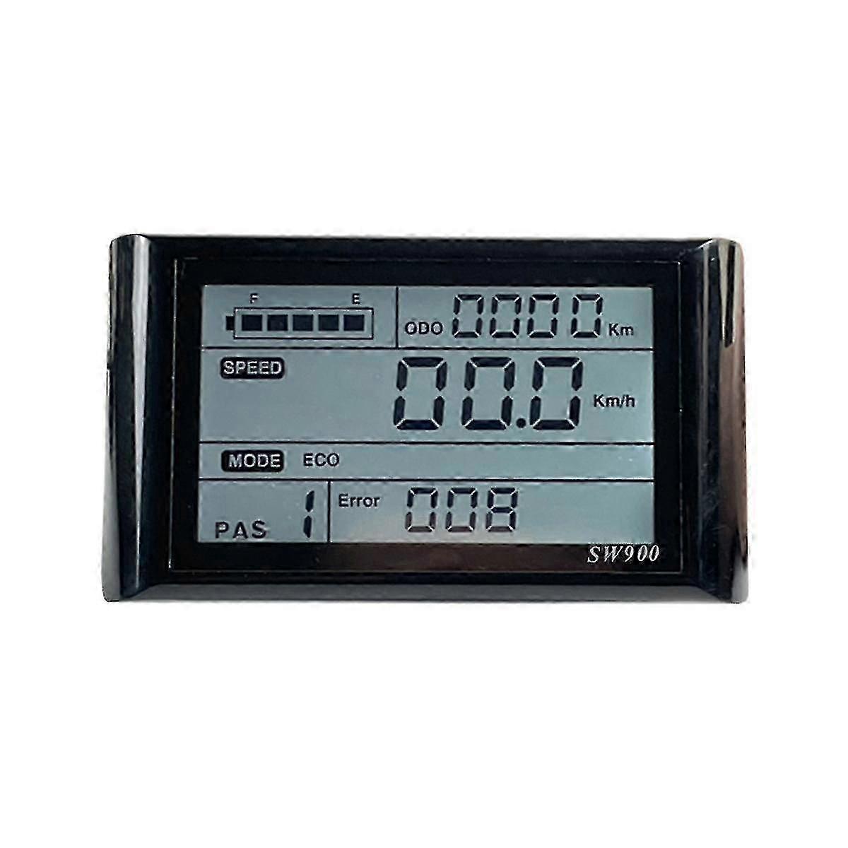 Ebike SW900 LCD Display Control Electric Bicycle Speed Meter Waterproof Plug Record Instrument Contr