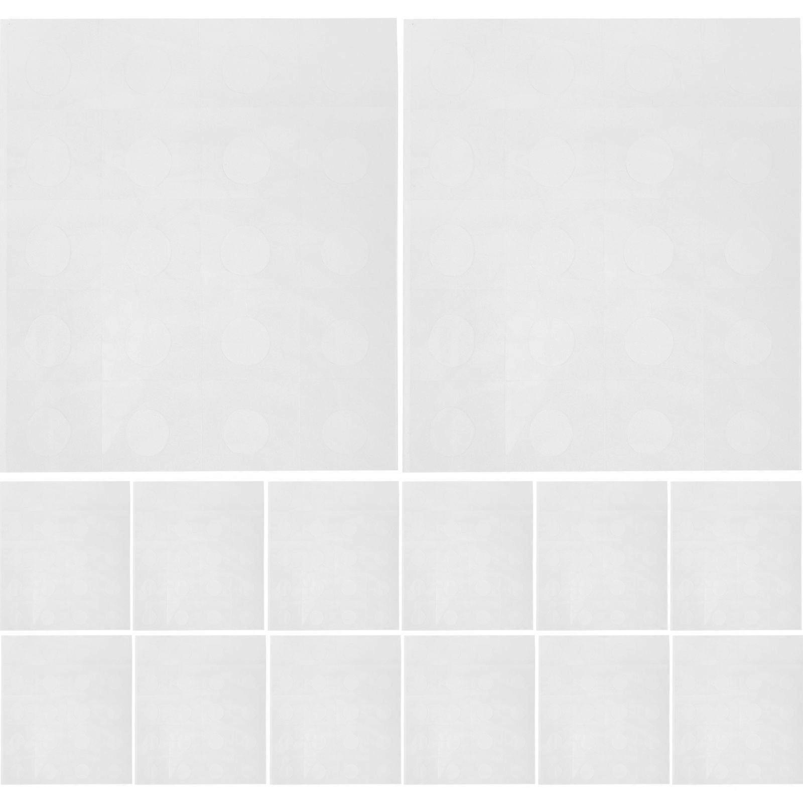 50 Sheets of Clear Adhesive Dots Balloon Dot Glue Double Sided Stickers Tape Stickers Crafts Dots