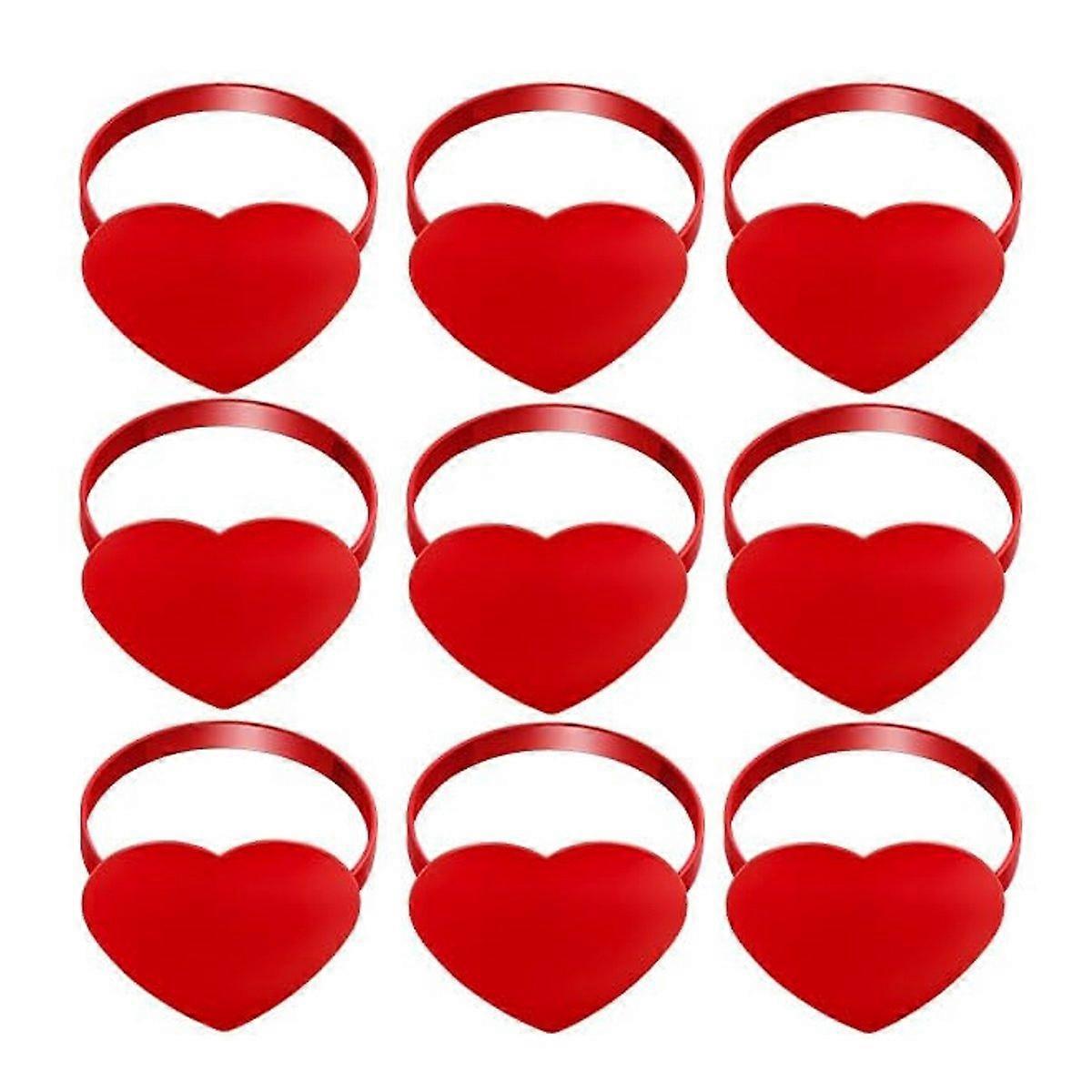 Valentinstag Stoff Serviettenring Set Dinner Serviette