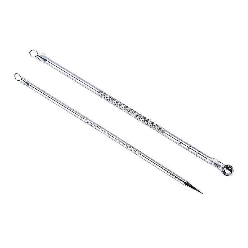 2Pcs Double Side Blackhead Remover Tool Kit Blemish Acne Pimple Extractor