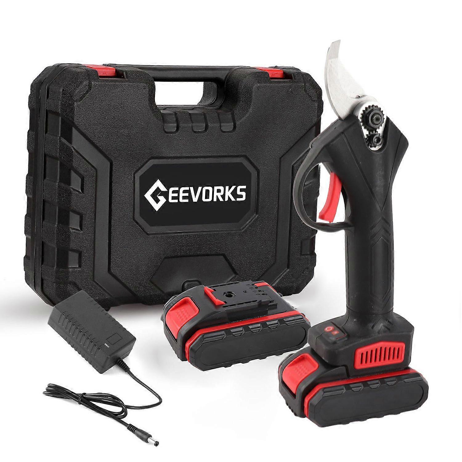 21V Cordless Electric Pruner Pruning Shear Efficient Fruit Tree Bonsai Pruning Branches Cutter Lands