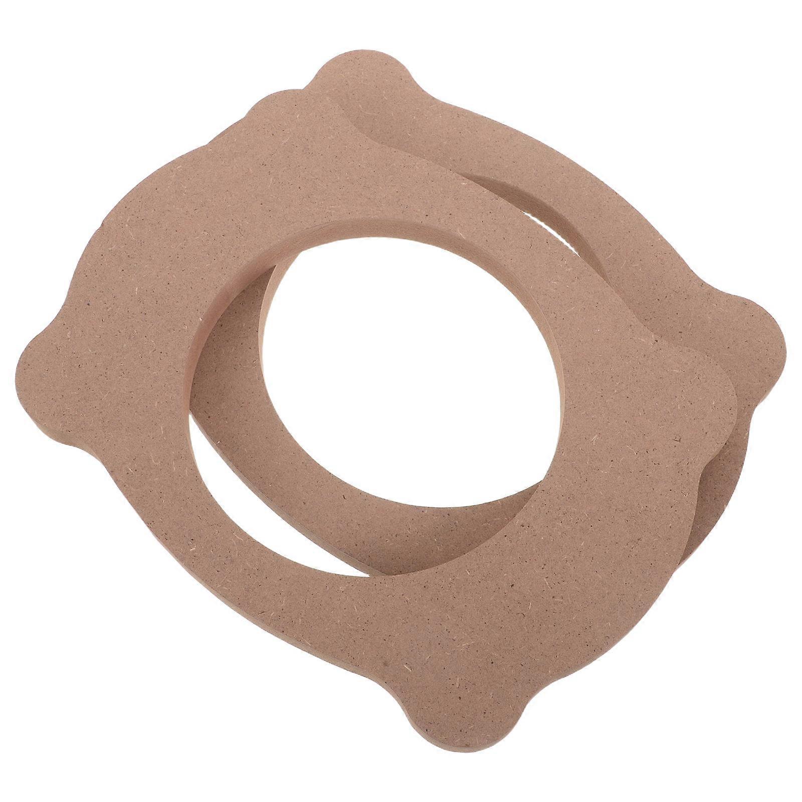 Vehicle Speaker Bracket Rings for Speaker with 1Pair Mdf Adapter